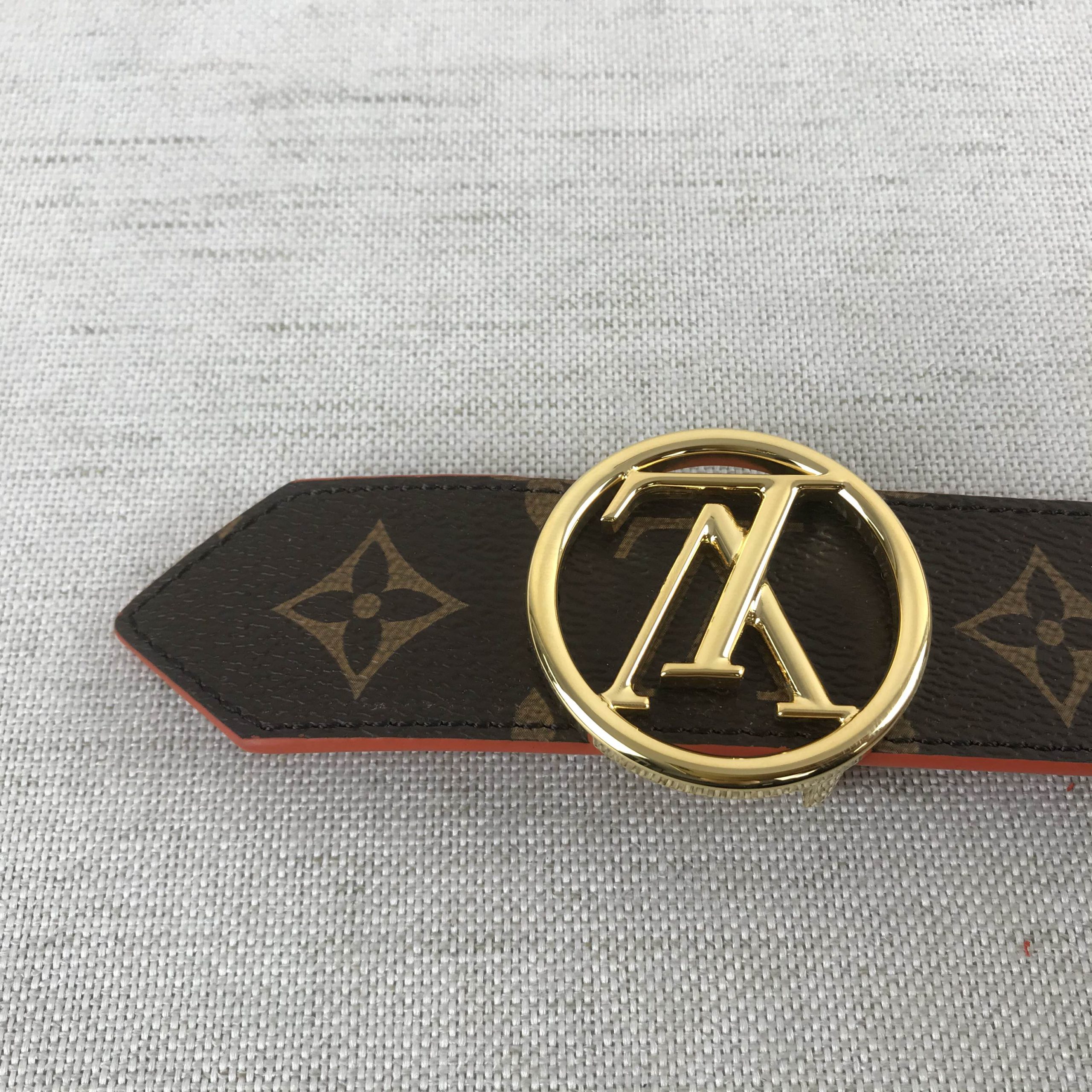 Louis Vuitton LV Circle Reversible Monogram Canvas, LV Women Belt