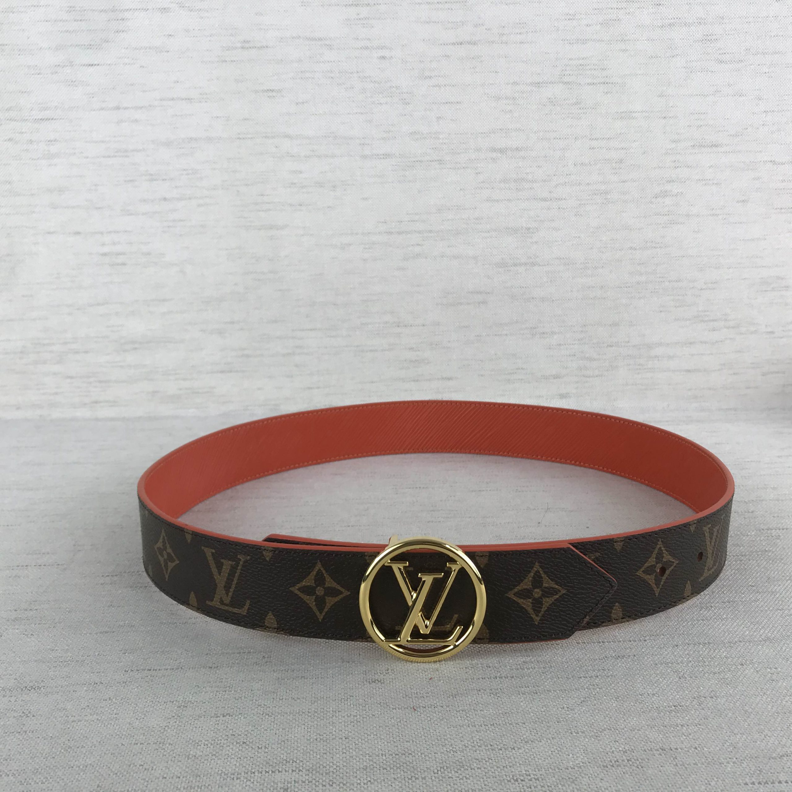 Louis Vuitton LV Circle Reversible Monogram Canvas, LV Women Belt