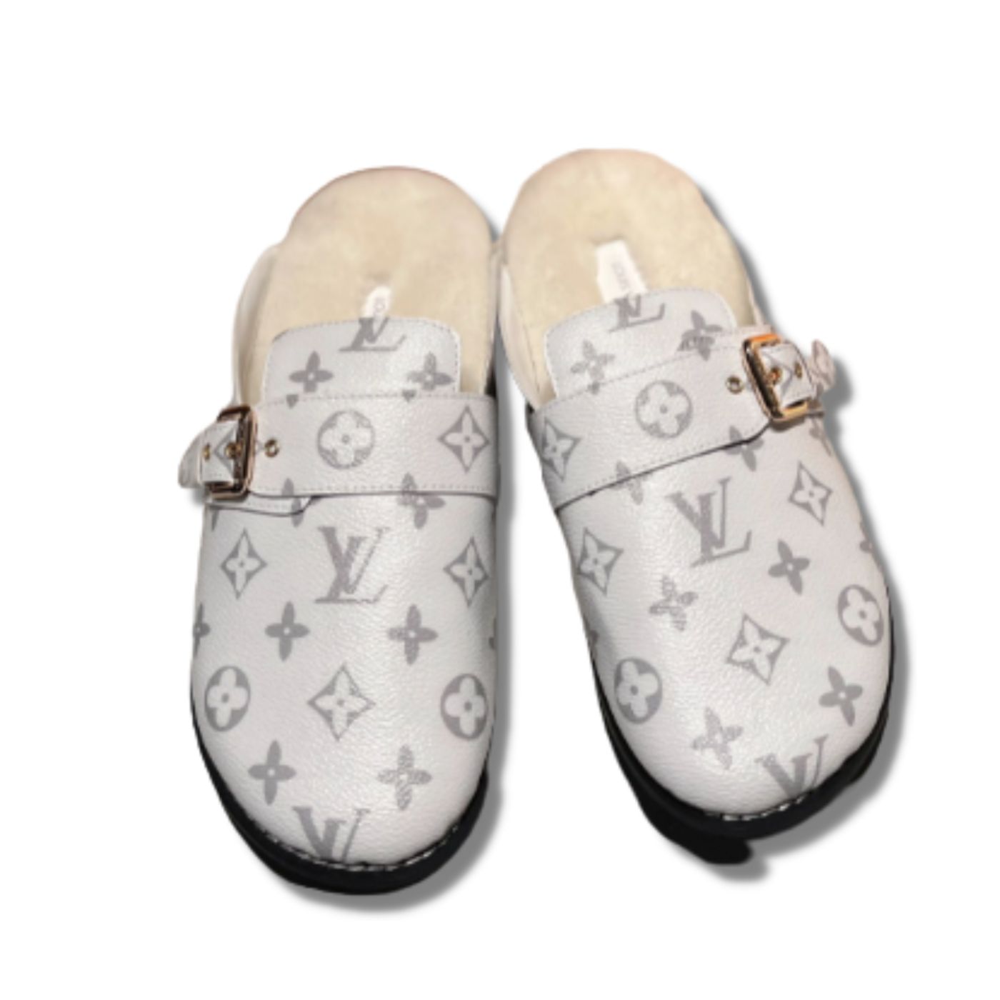 Louis Vuitton LV Cosy Flat Comfort Clog White For Women