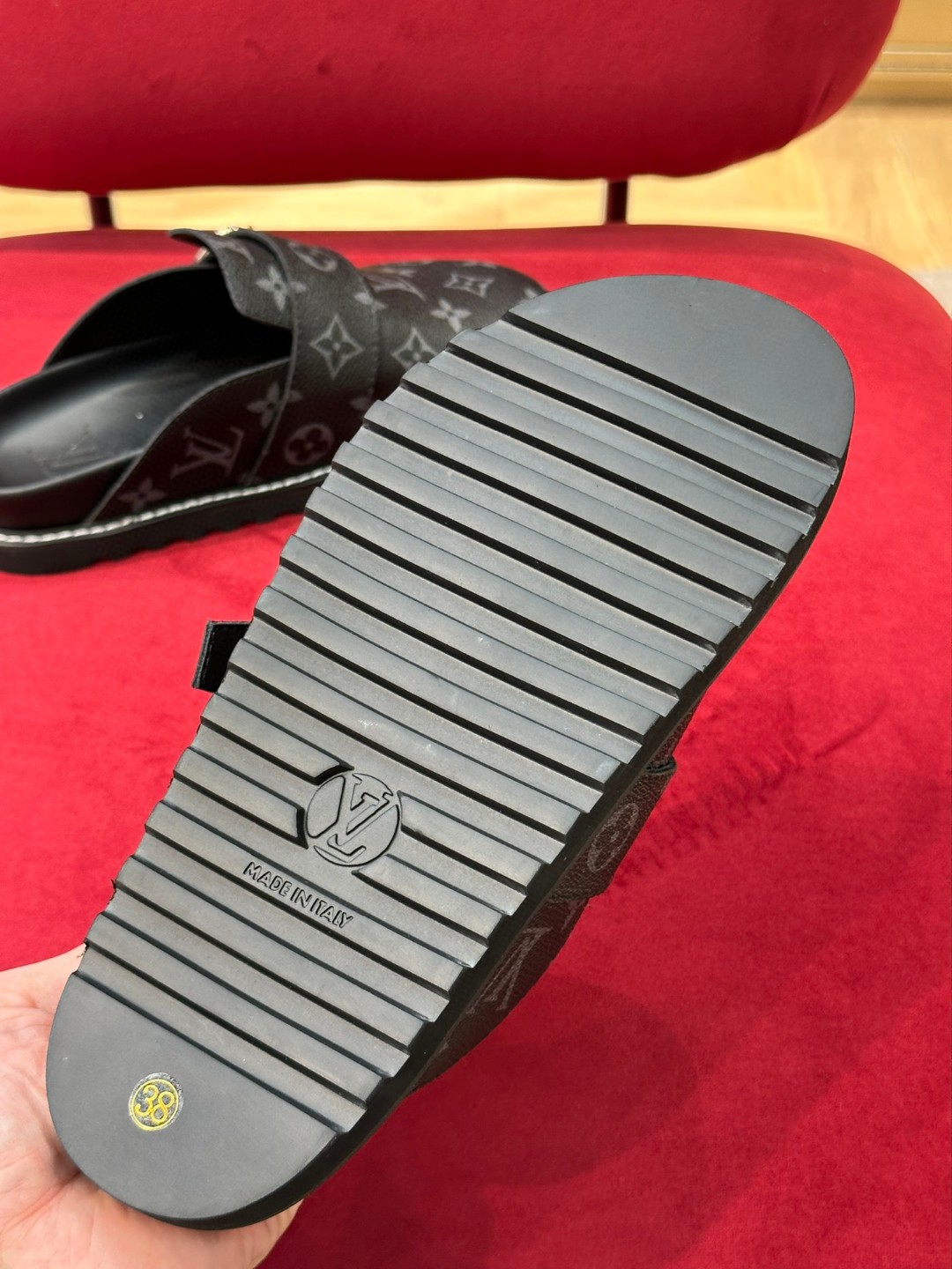 Louis Vuitton LV Easy Mule Monogram Canvas Black For Men