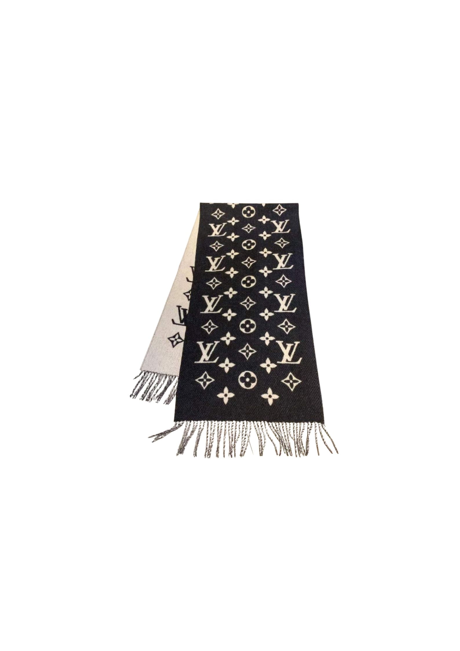Louis Vuitton LV Essential Scarf Black For Women M77853