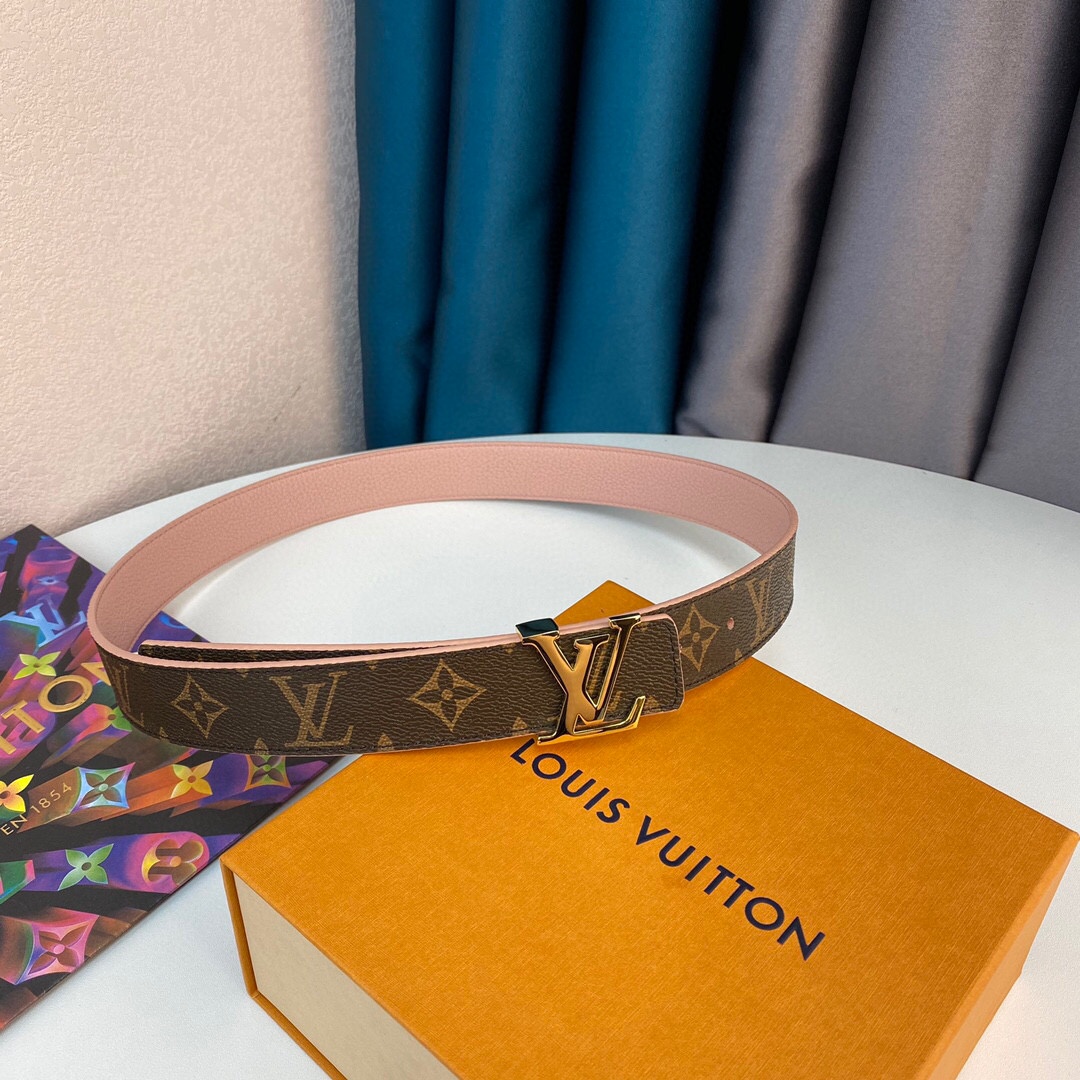Louis Vuitton LV Iconic Reversible Belt Monogram Canvas, LV Women Belt