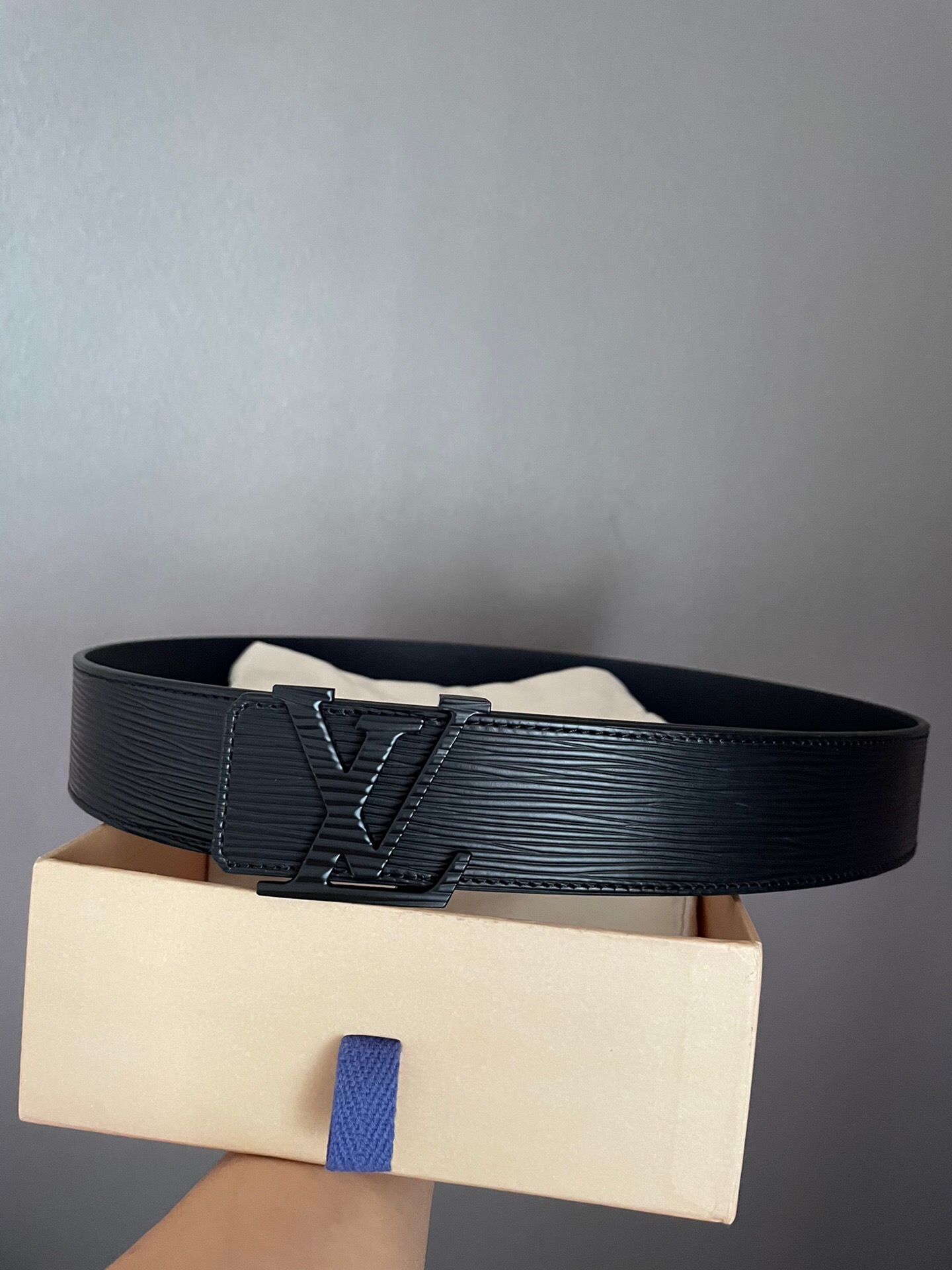 Louis Vuitton LV Initiales Epi Black, LV Women Belt