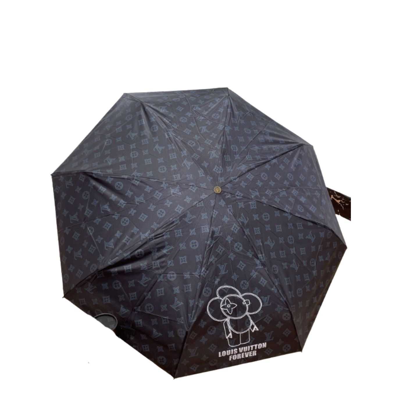 Louis Vuitton LV Monogram Confidential Folding Umbrella Black