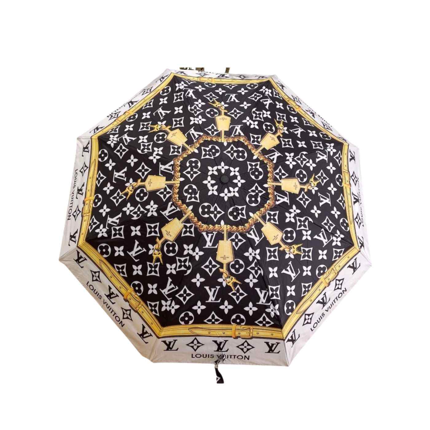 Louis Vuitton LV Monogram Confidential Folding Umbrella Black