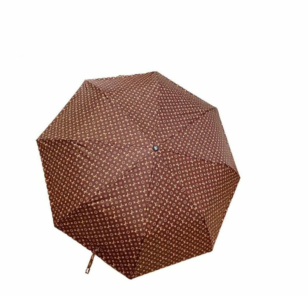 Louis Vuitton LV Monogram Folding Umbrella Brown