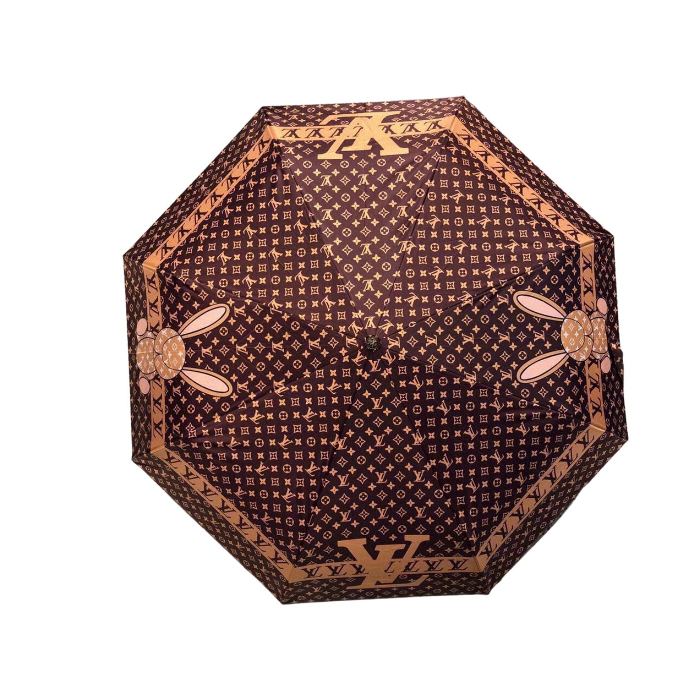 Louis Vuitton LV Monogram In Precious Rabbit Folding Umbrella Brown