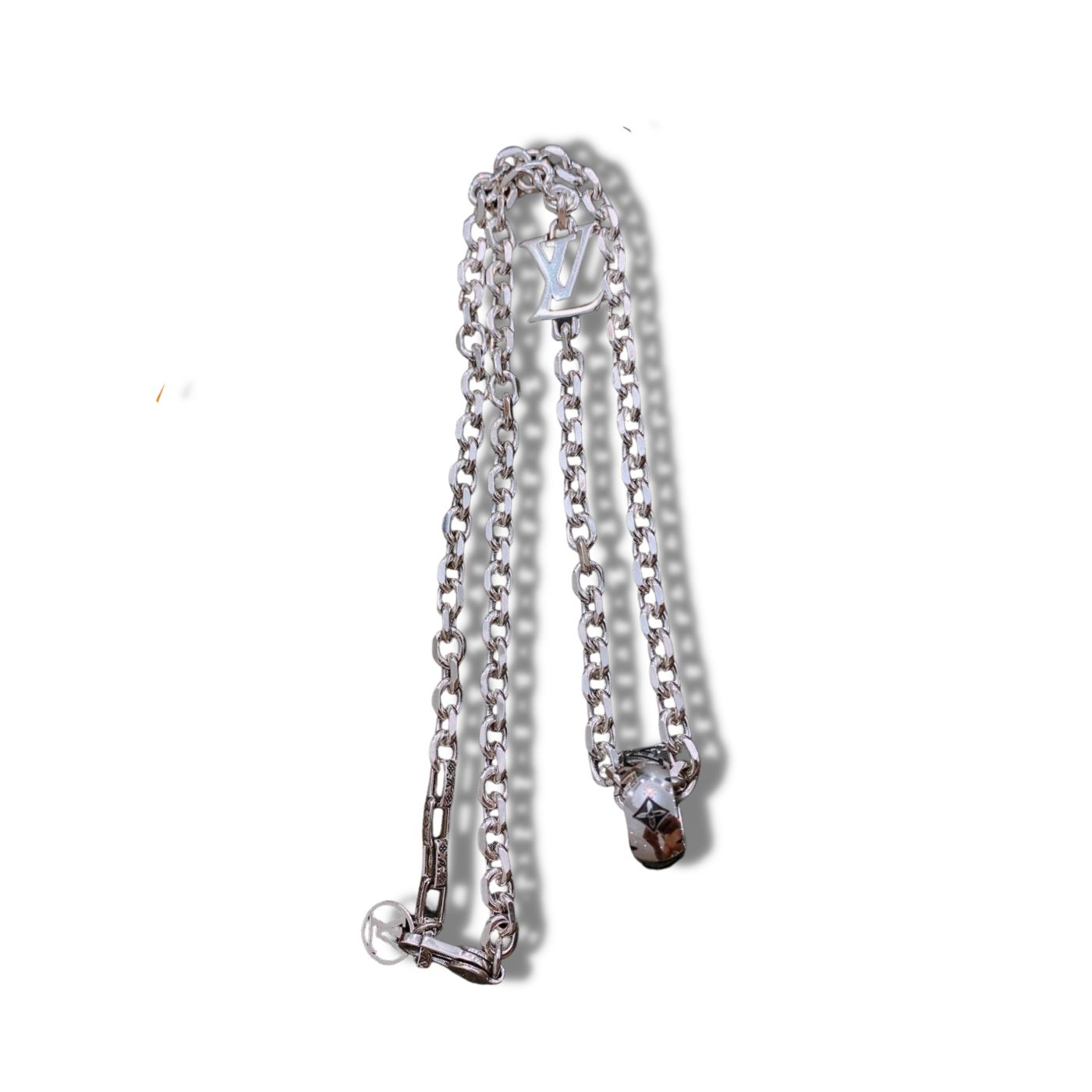 Louis Vuitton LV Necklace Silver For Women