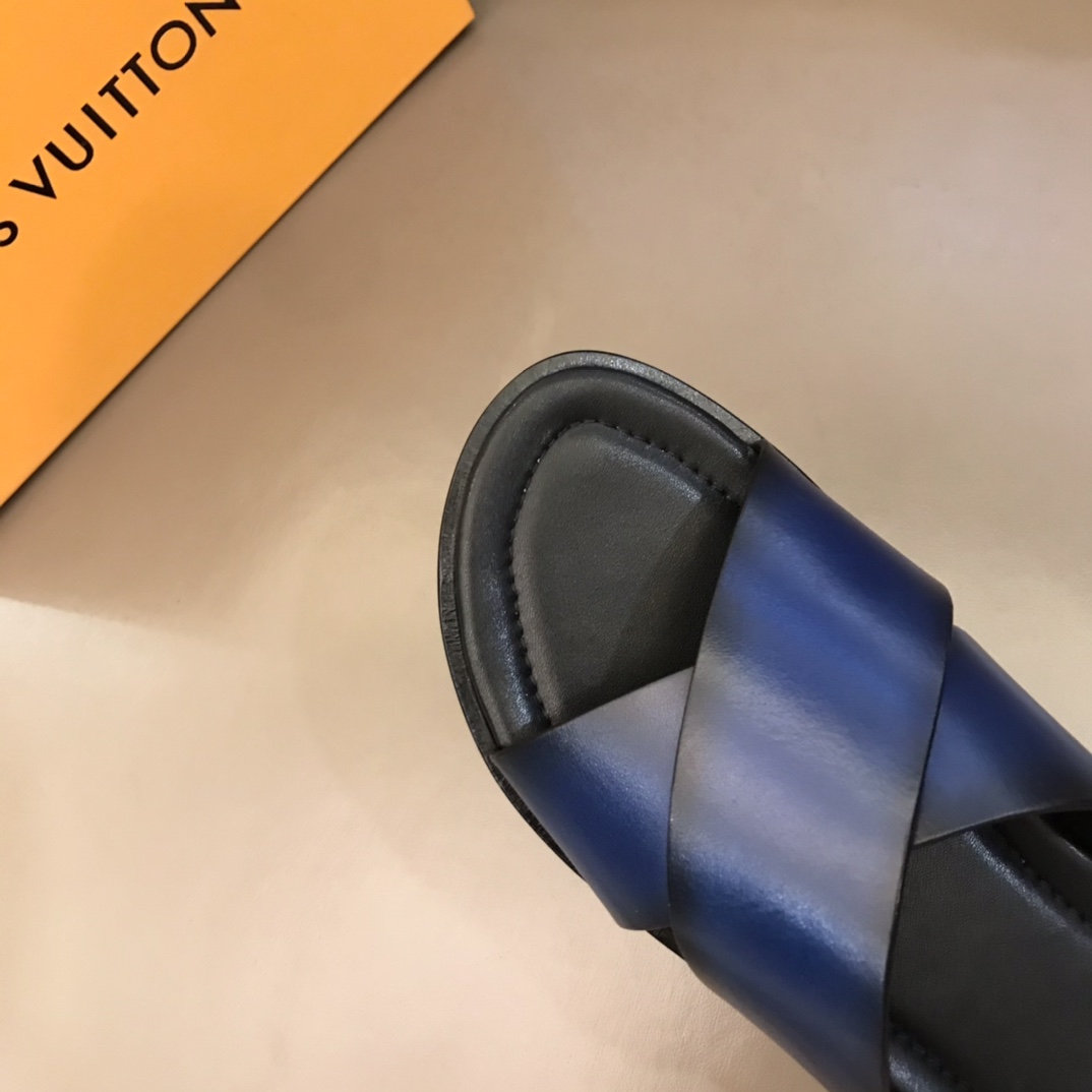 Louis Vuitton LV Oasis Mule Blue For Men