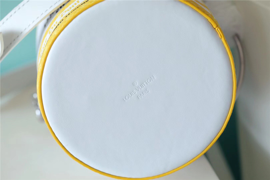 Louis Vuitton LV Paint Can Coated Canvas By Virgil Abloh’s Yellow For Women, Women’s Bags, Shoulder And Crossbody Bags 6.7in/17cm