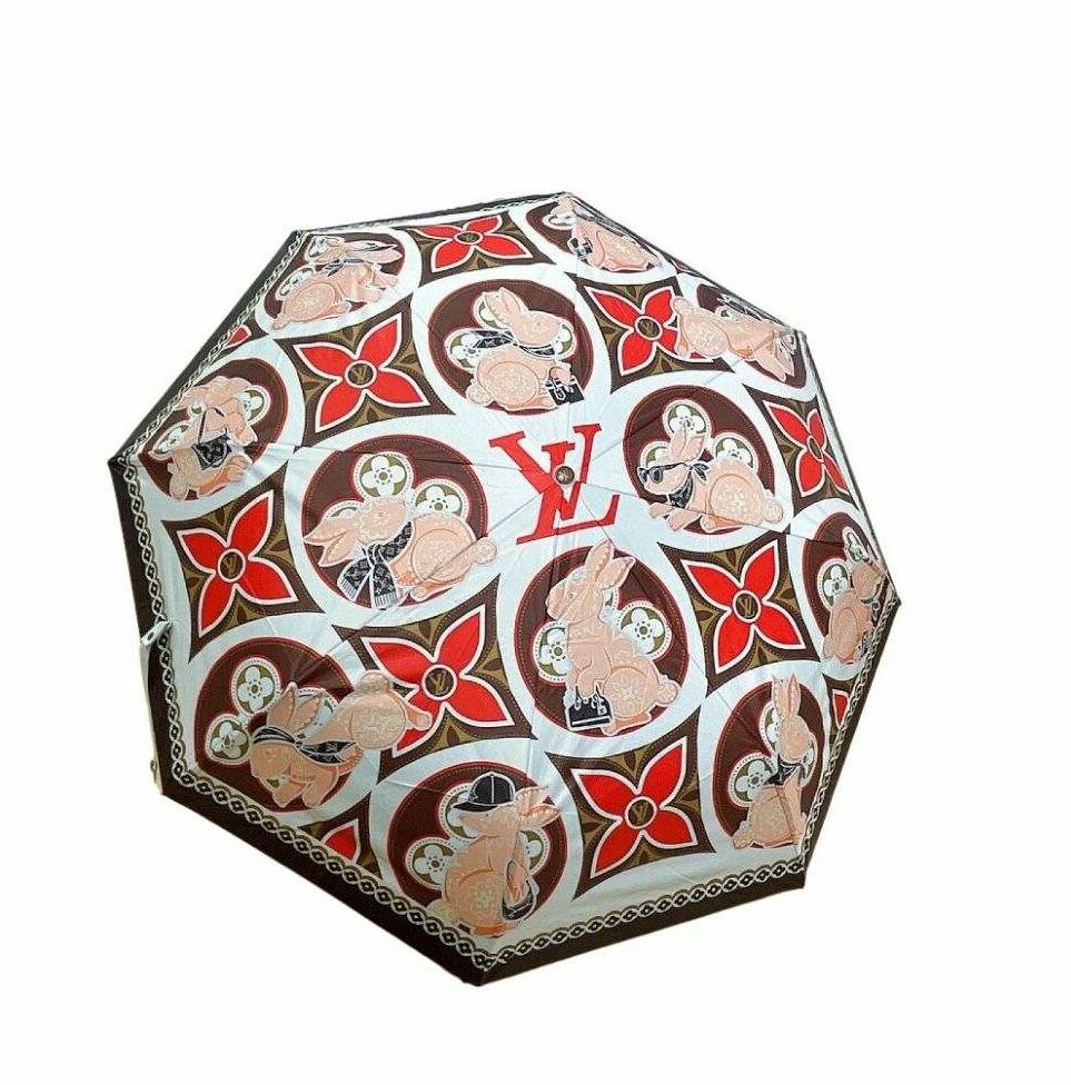 Louis Vuitton LV Precious Rabbit Folding Umbrella White