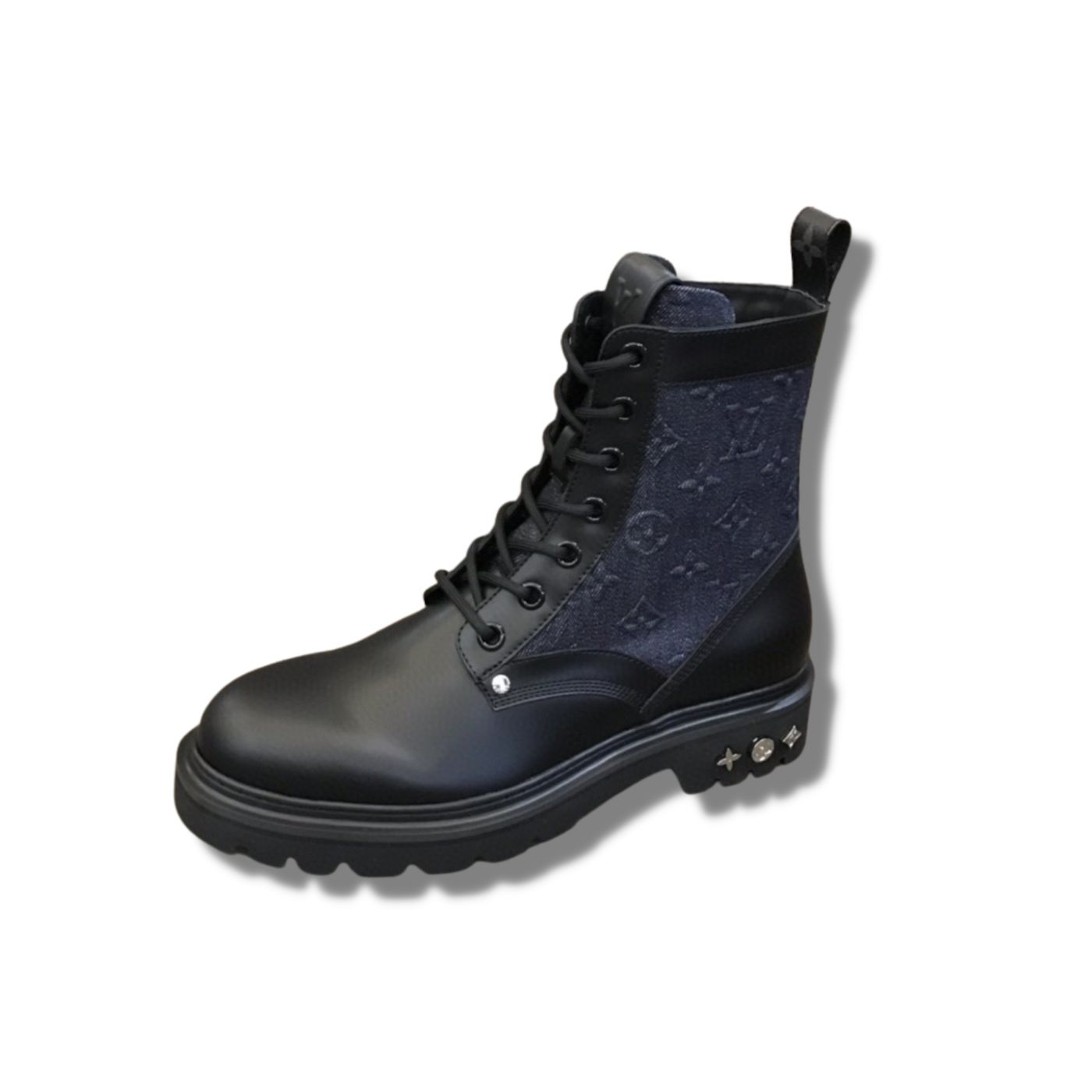 Louis Vuitton LV Ranger Ankle Boot Monogram Flower Black For Men 1AANTF