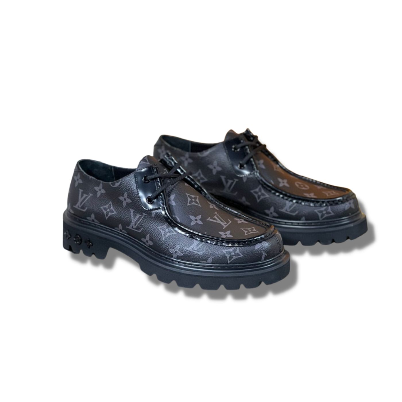 Louis Vuitton LV Ranger Derby Monogram Flowers Black For Men