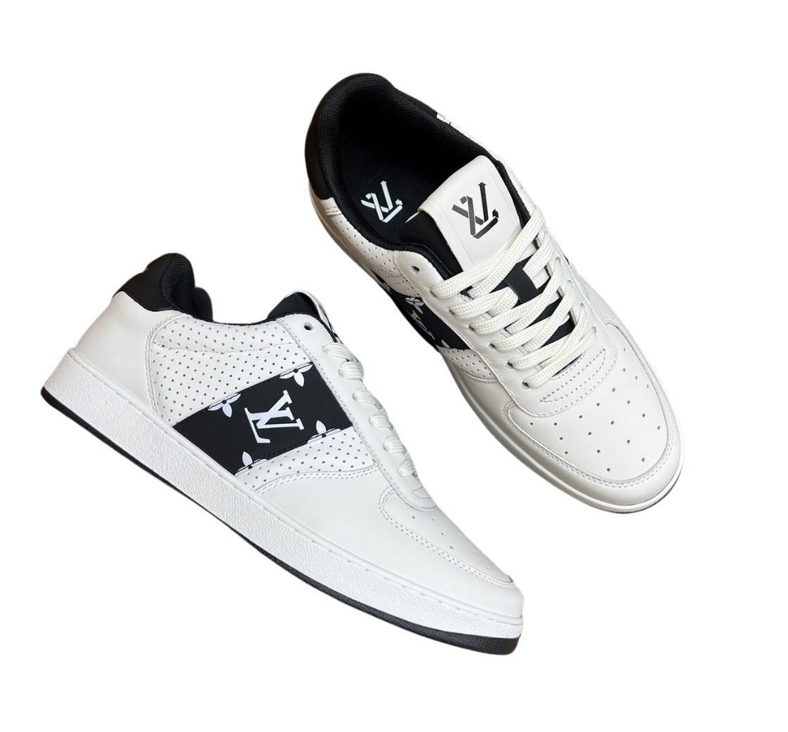 Louis Vuitton LV Rivoli Sneaker Black And White For Men