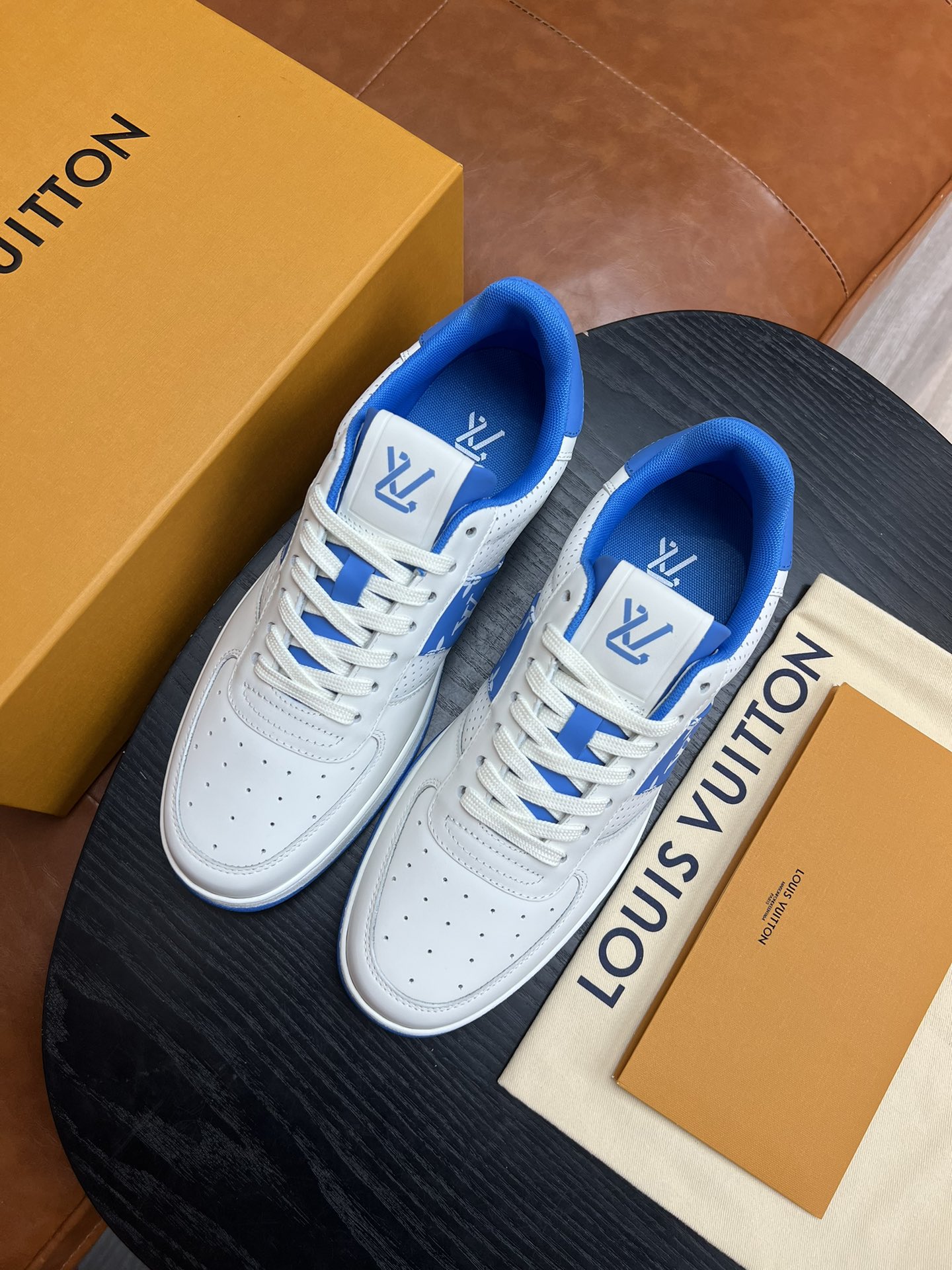 Louis Vuitton LV Rivoli Sneaker Blue For Men