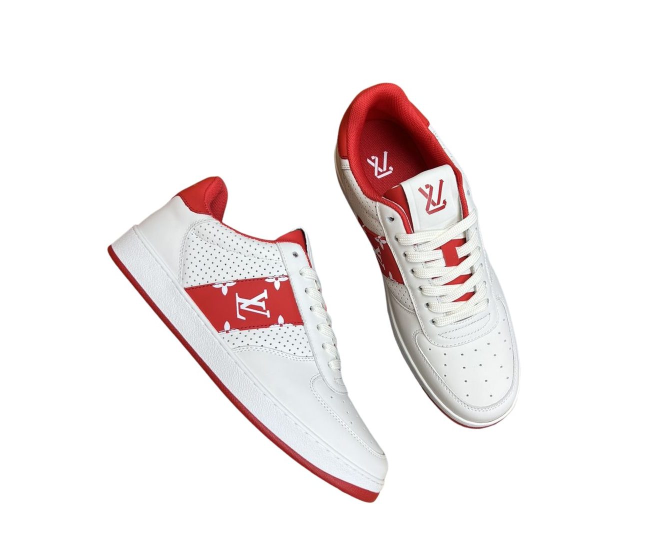 Louis Vuitton LV Rivoli Sneaker Red For Men