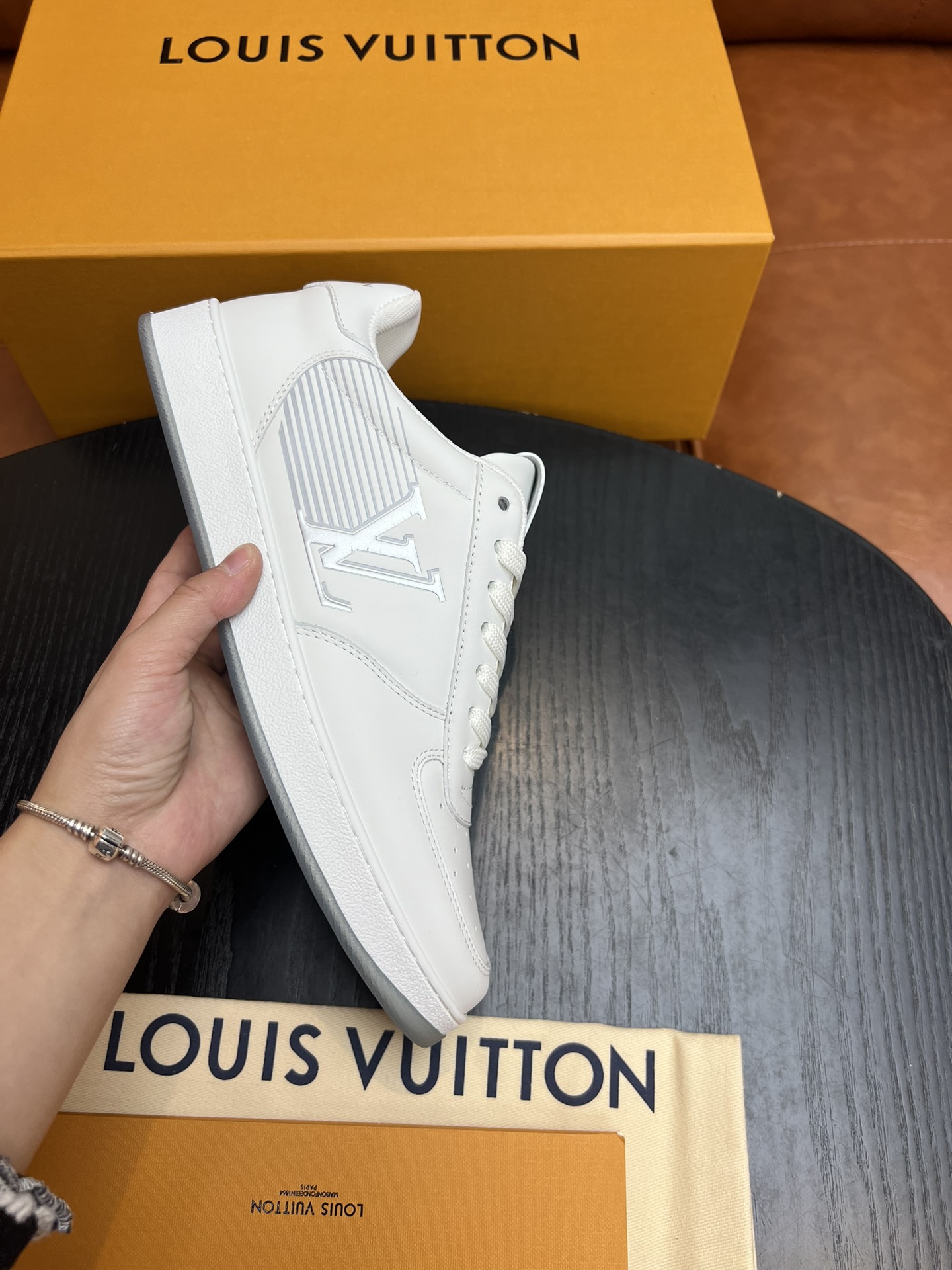 Louis Vuitton LV Rivoli Sneaker White For Men