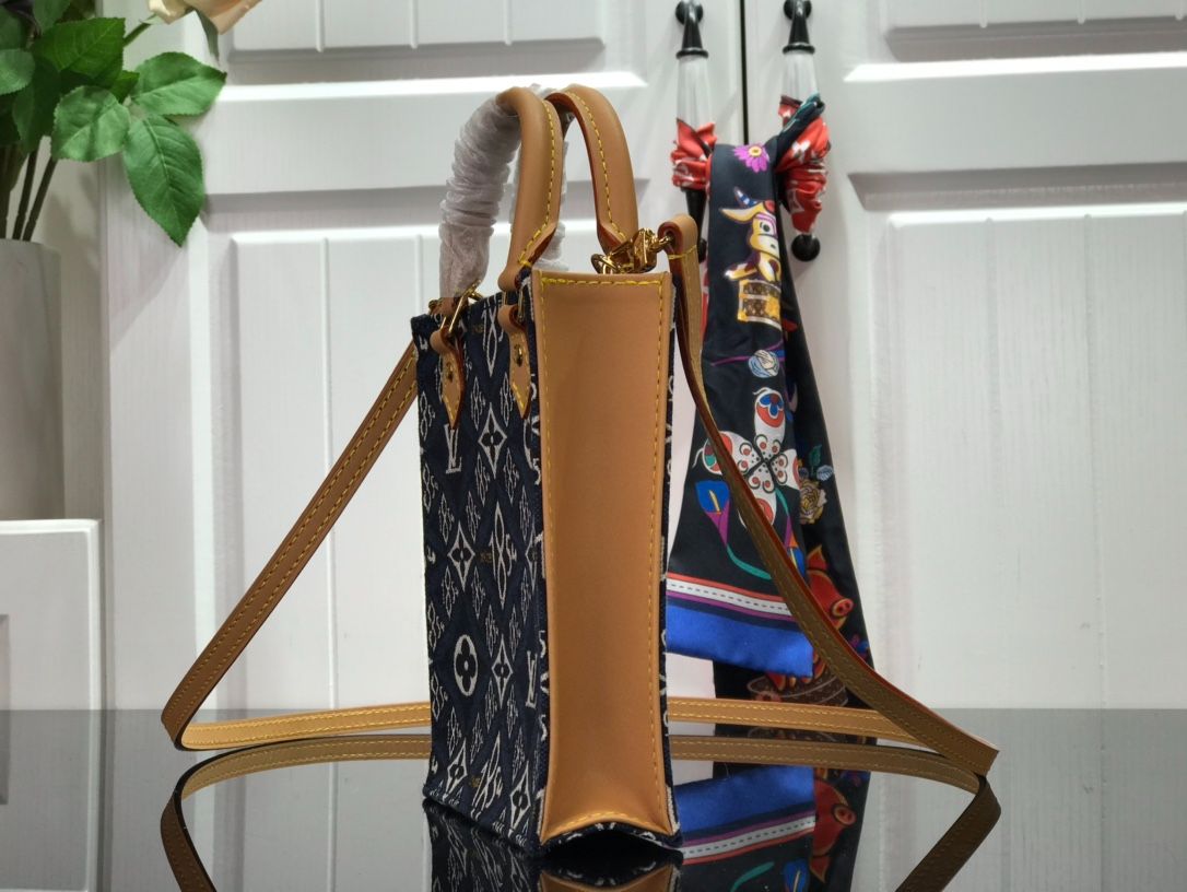 Louis Vuitton LV Since 1854 Petit Sac Plat Red/Blue/Black For Women 17 cm/6.6 in