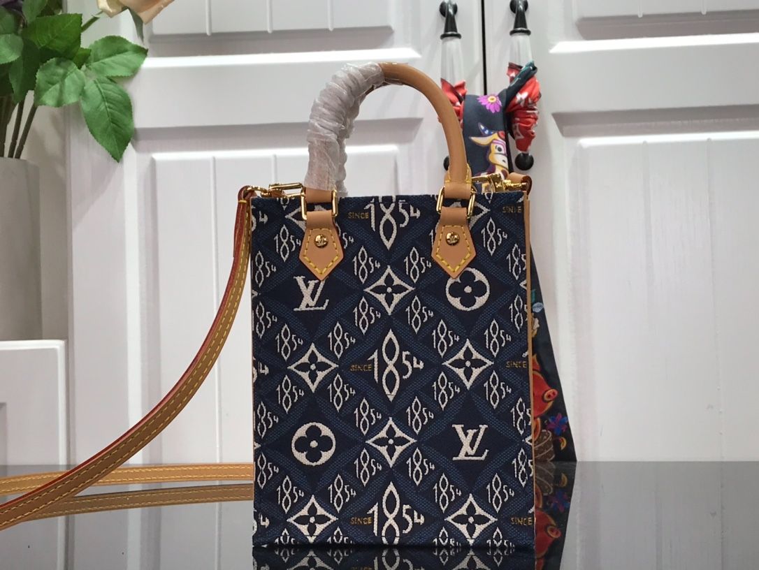 Louis Vuitton LV Since 1854 Petit Sac Plat Red/Blue/Black For Women 17 cm/6.6 in