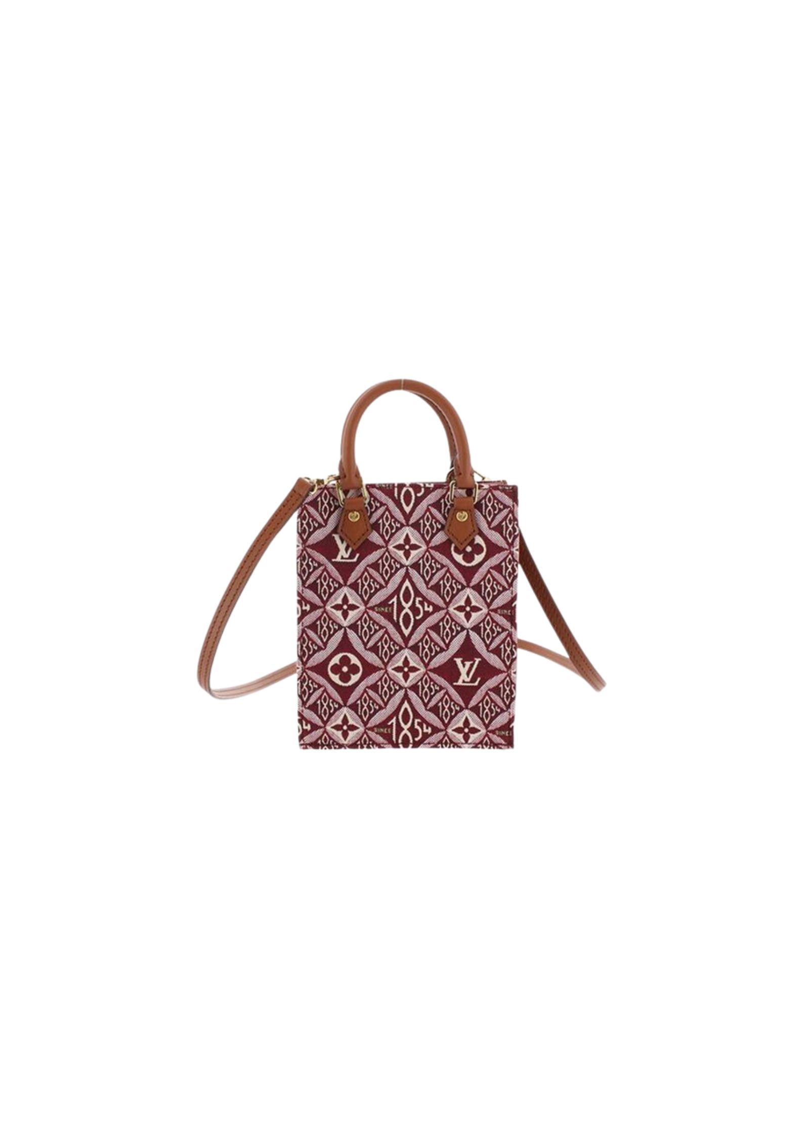 Louis Vuitton LV Since 1854 Petit Sac Plat Red/Blue/Black For Women 17 cm/6.6 in