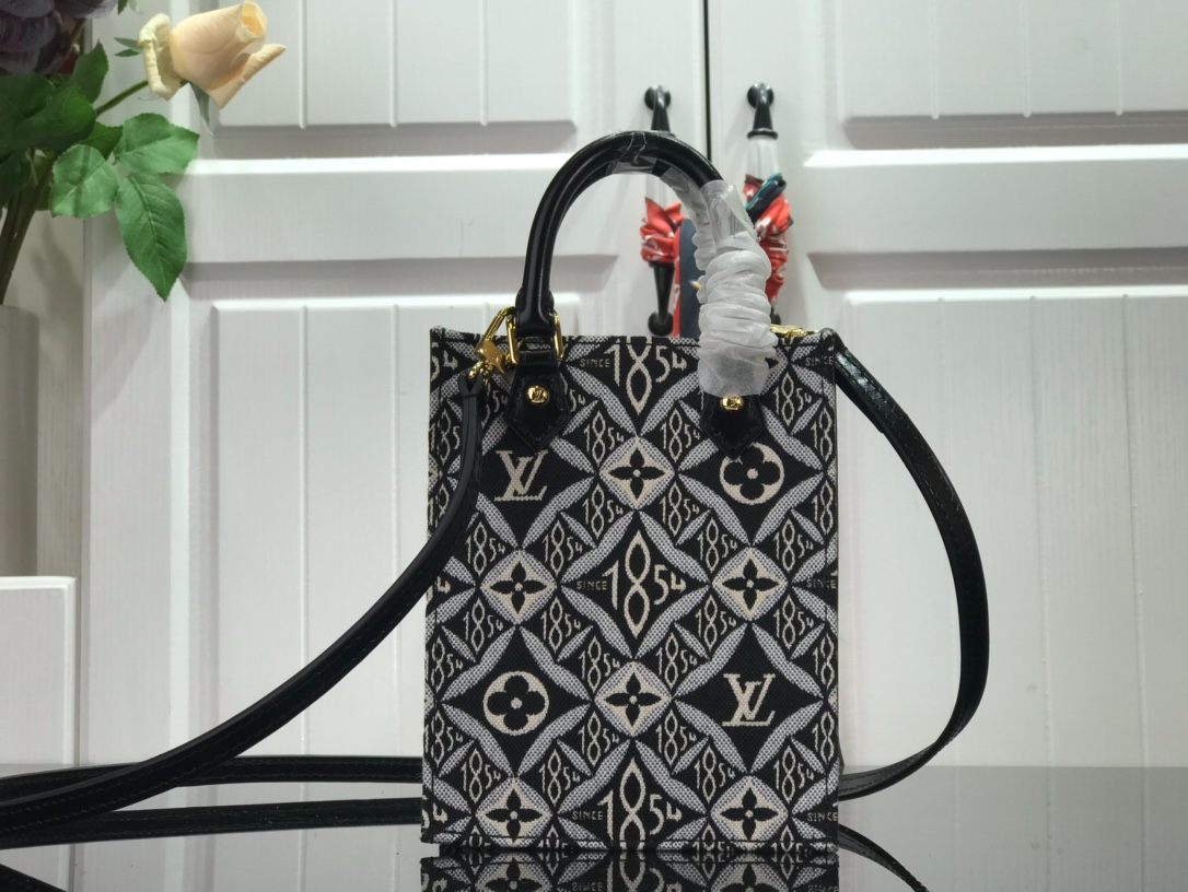 Louis Vuitton LV Since 1854 Petit Sac Plat Red/Blue/Black For Women 17 cm/6.6 in