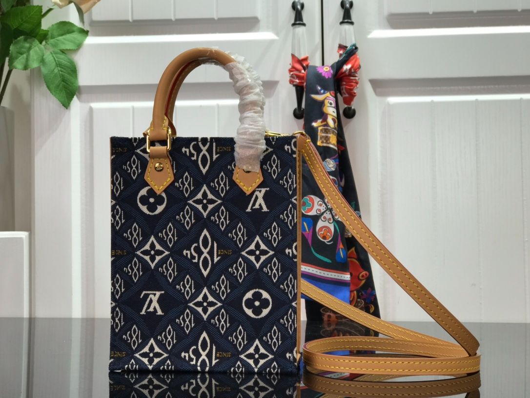Louis Vuitton LV Since 1854 Petit Sac Plat Red/Blue/Black For Women 17 cm/6.6 in