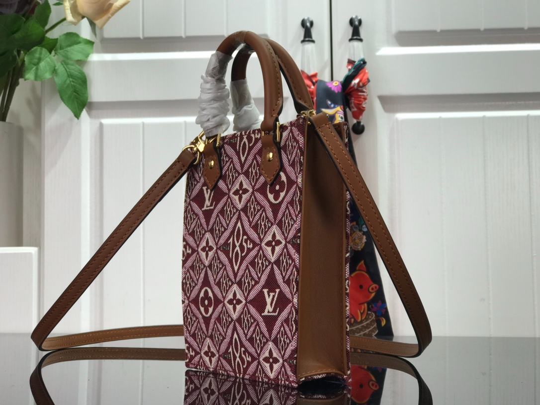 Louis Vuitton LV Since 1854 Petit Sac Plat Red/Blue/Black For Women 17 cm/6.6 in