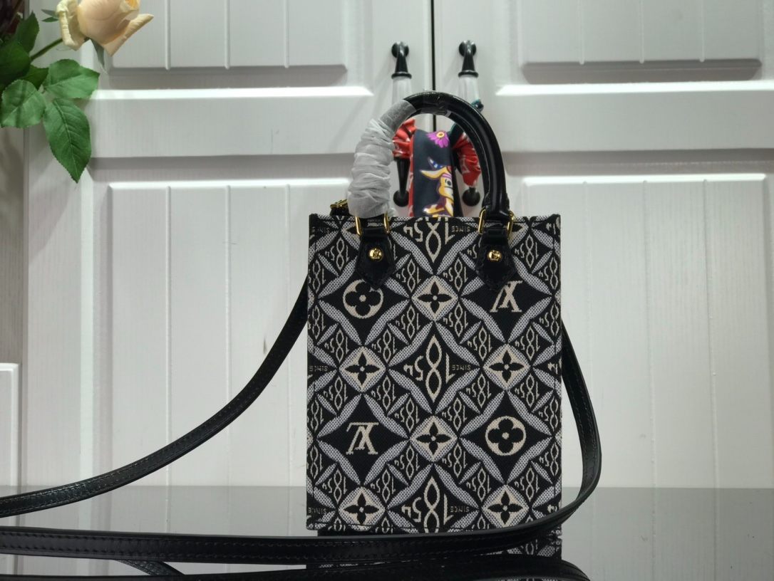 Louis Vuitton LV Since 1854 Petit Sac Plat Red/Blue/Black For Women 17 cm/6.6 in