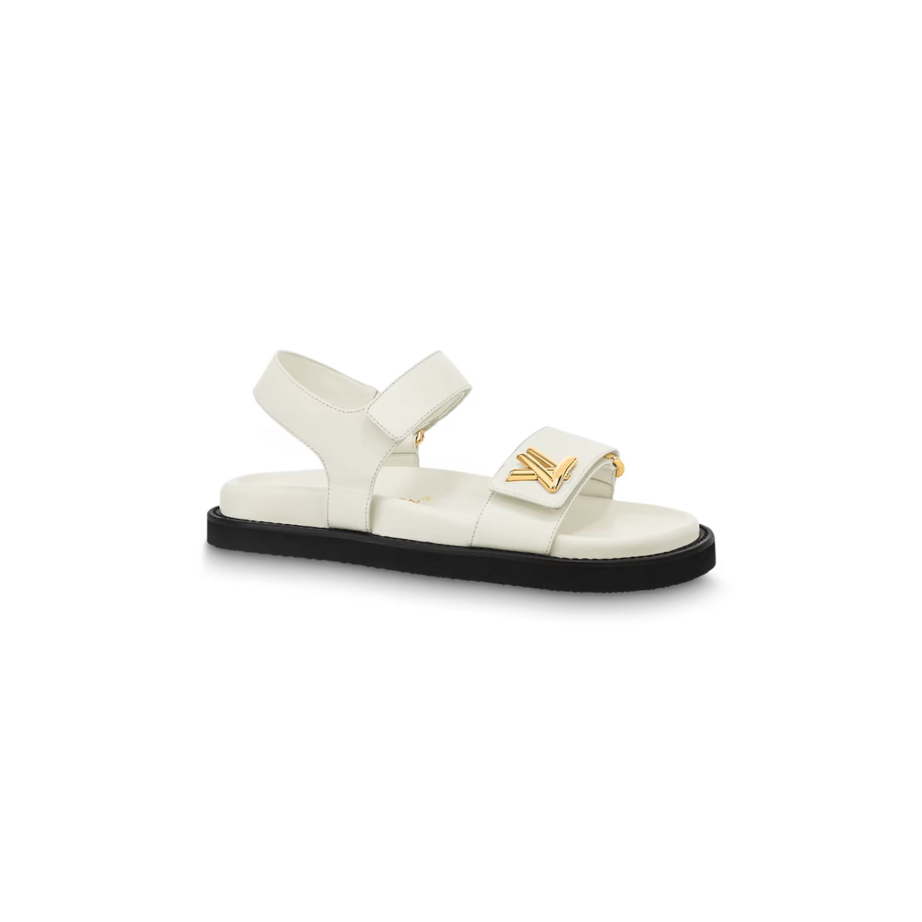 Louis Vuitton LV Sunset Comfort Flat Sandal White For Women 1ABW7Q
