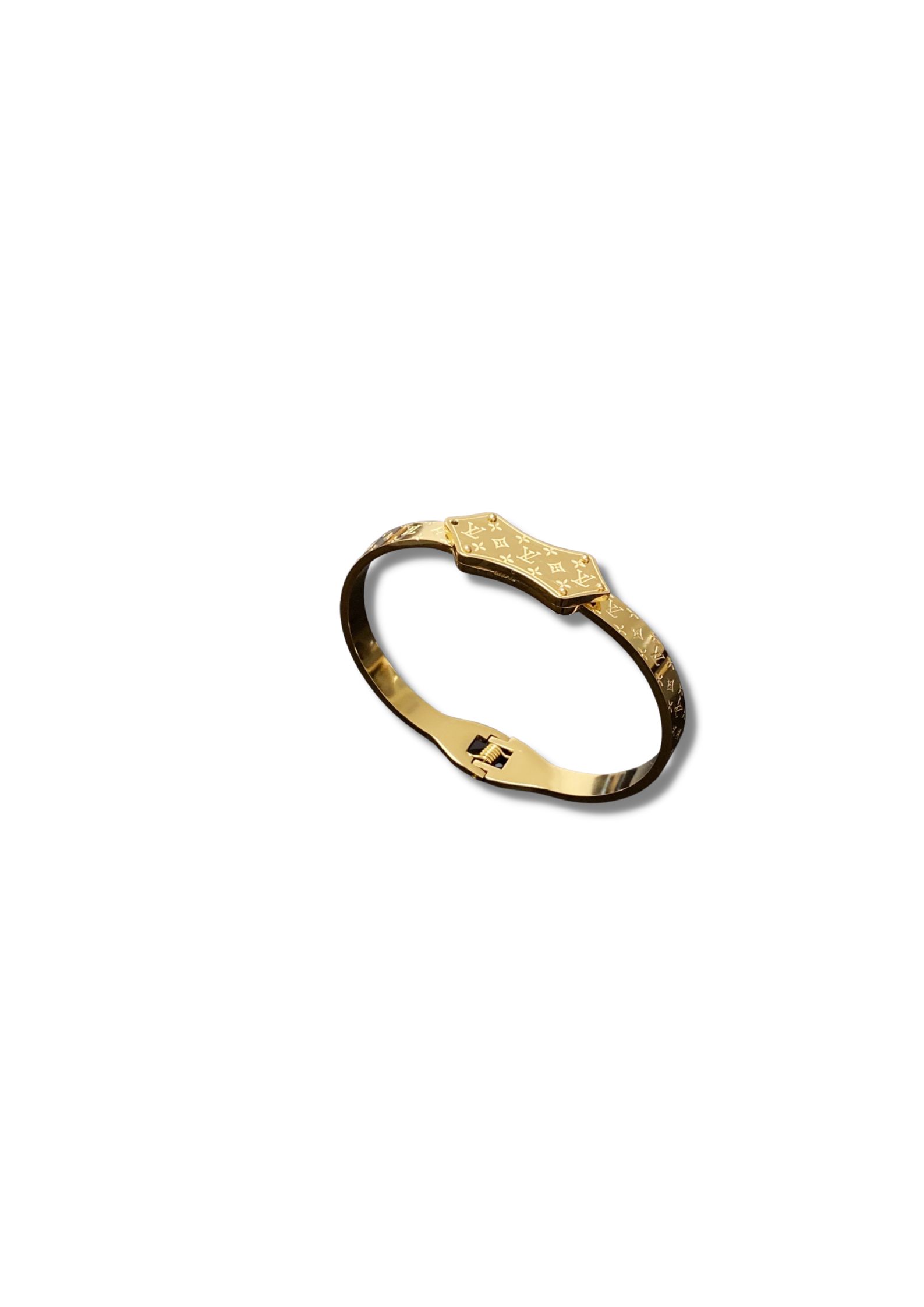 Louis Vuitton LV Titan Bracelet Gold Tone For Women