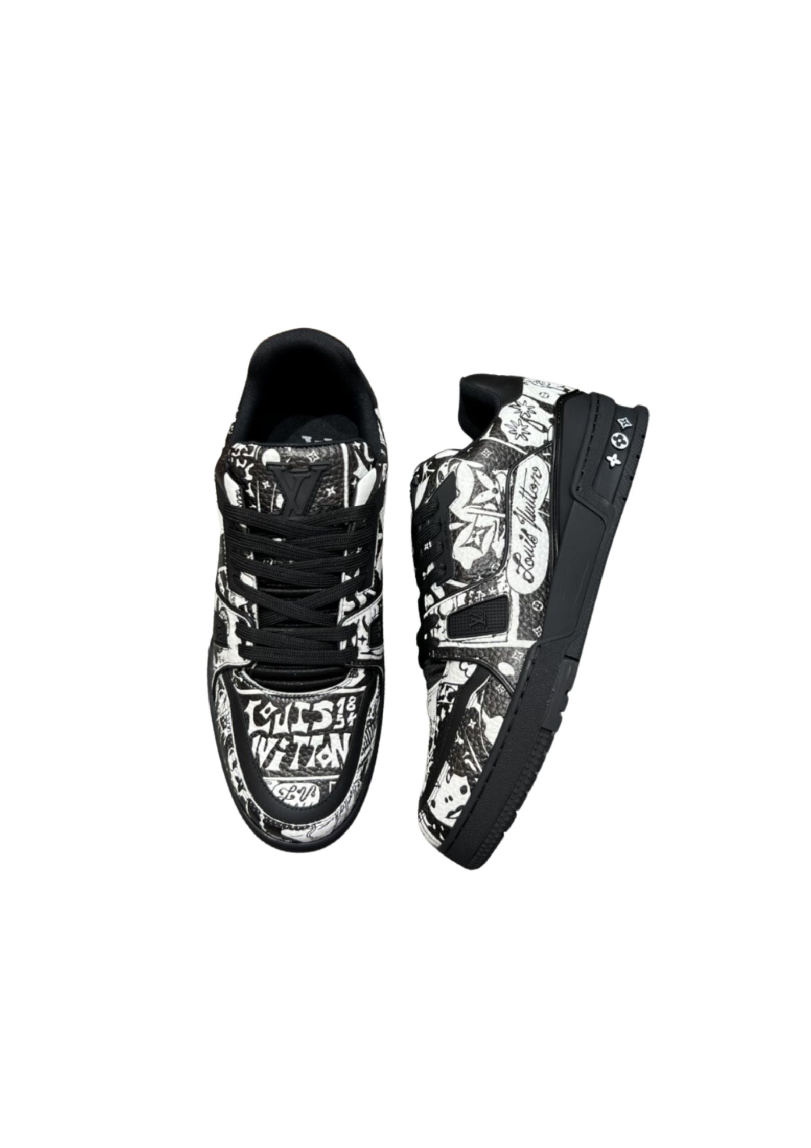 Louis Vuitton LV Trainer Sneaker Black For Men 1AB9WZ