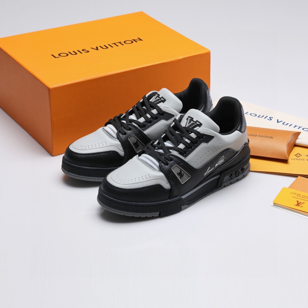 Louis Vuitton LV Trainer Sneaker Black For Men