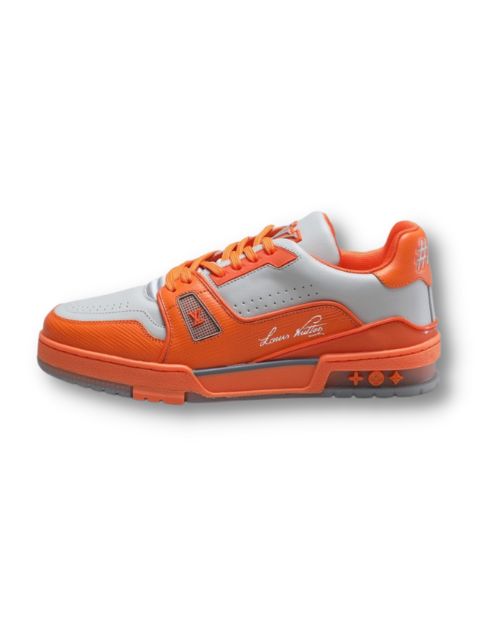 Louis Vuitton LV Trainer Sneaker Orange For Men 1AA6T4