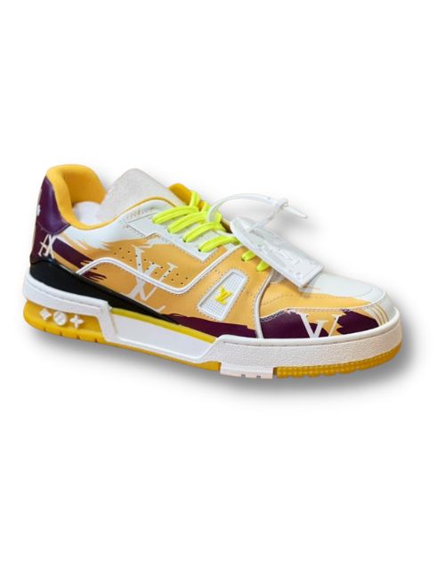 Louis Vuitton LV Trainer Sneaker Yellow For Men