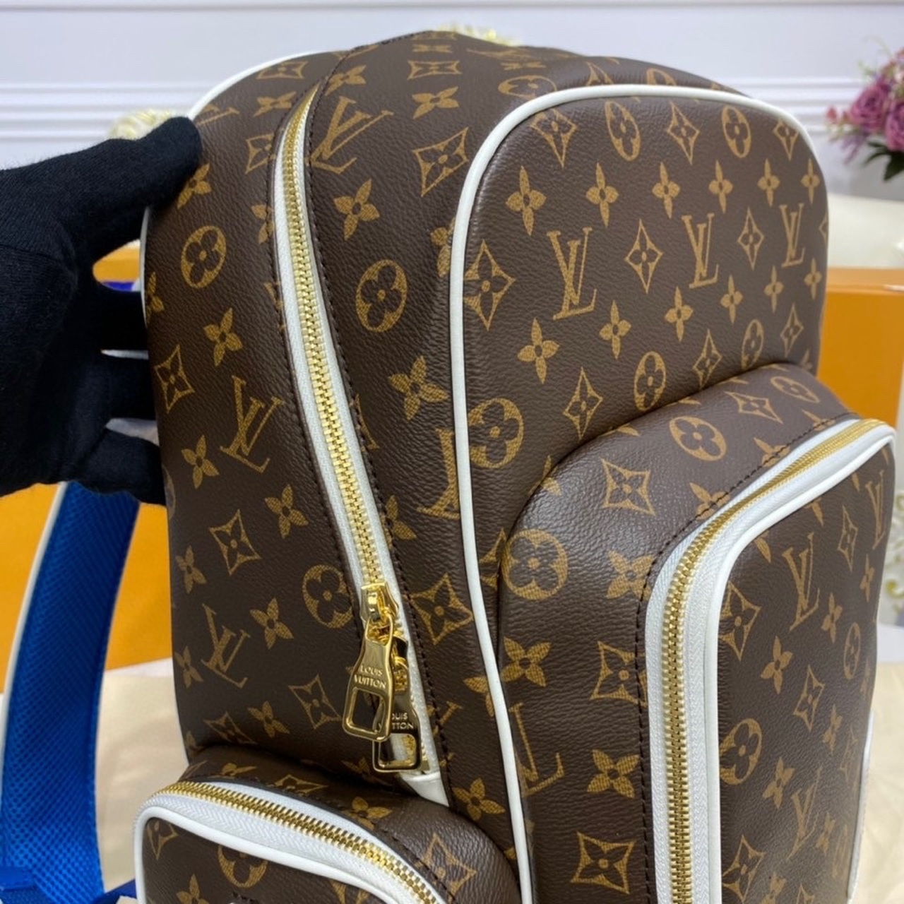 Louis Vuitton LV x NBA New Backpack Monogram Canvas By Virgil Abloh For Men, Men’s Bags 15.7in/40cm