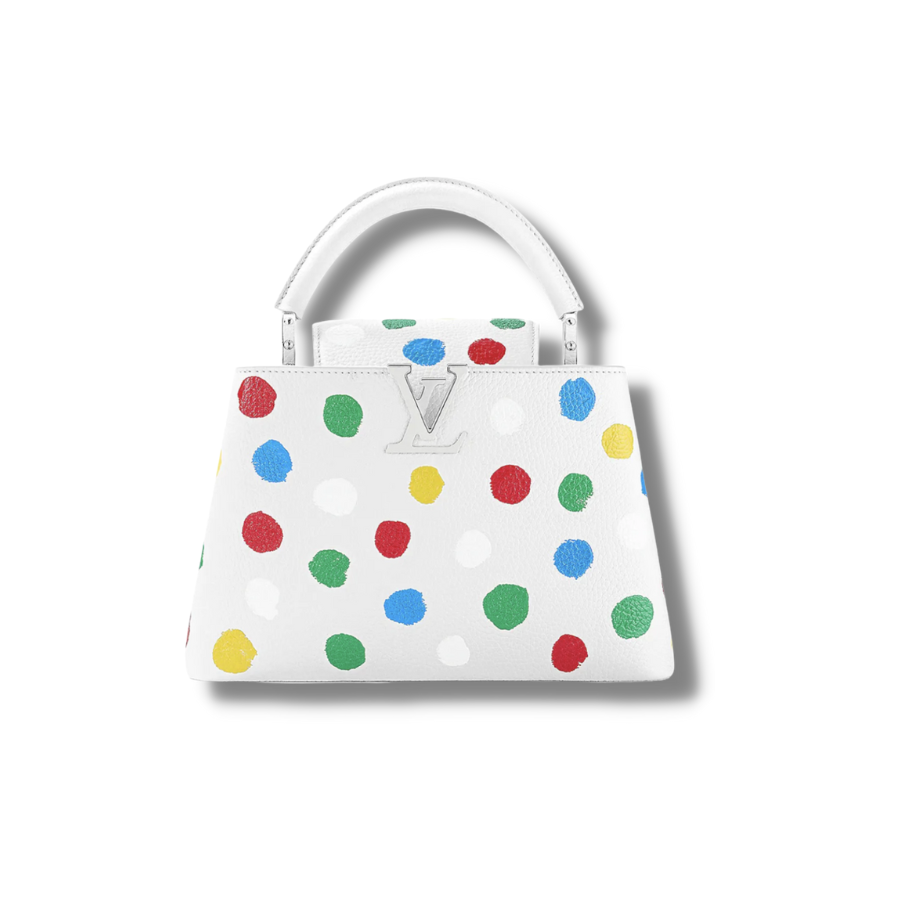 Louis Vuitton LV X YK Capucines BB White For Women 10.6 in/ 28 cm