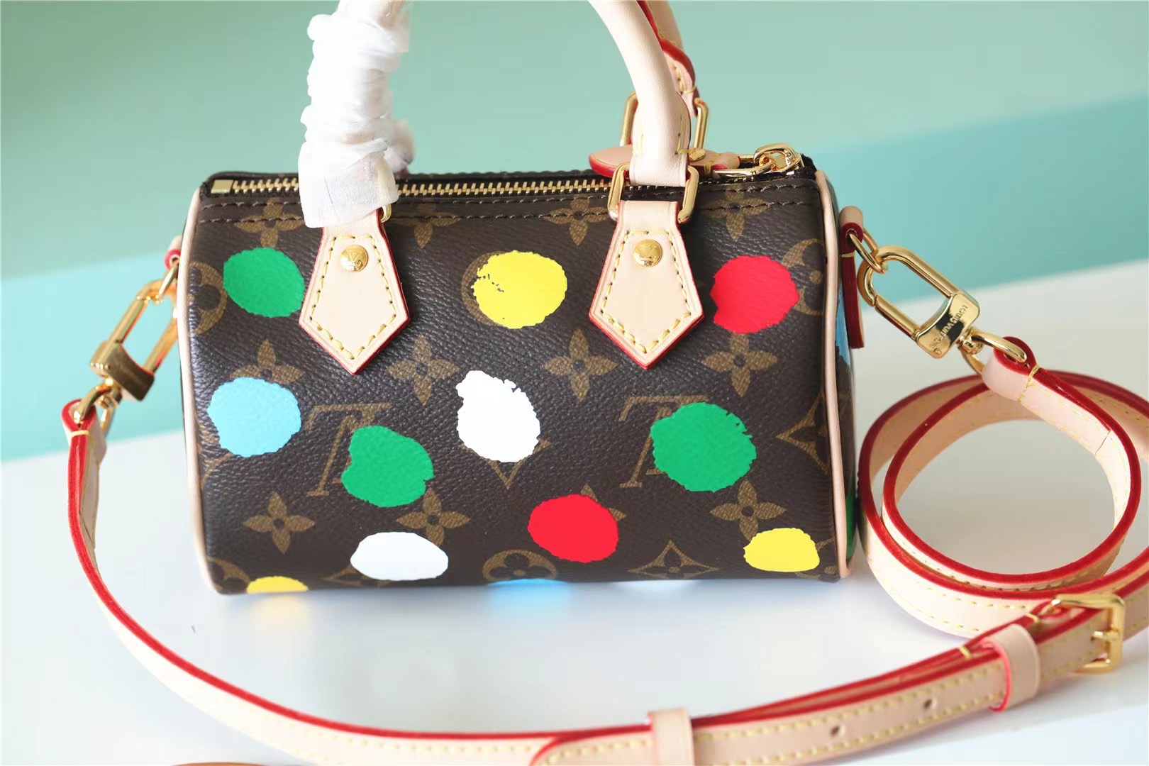 Louis Vuitton LV x YK Nano Speedy Bag Brown For Women 16 cm/ 6.3 in
