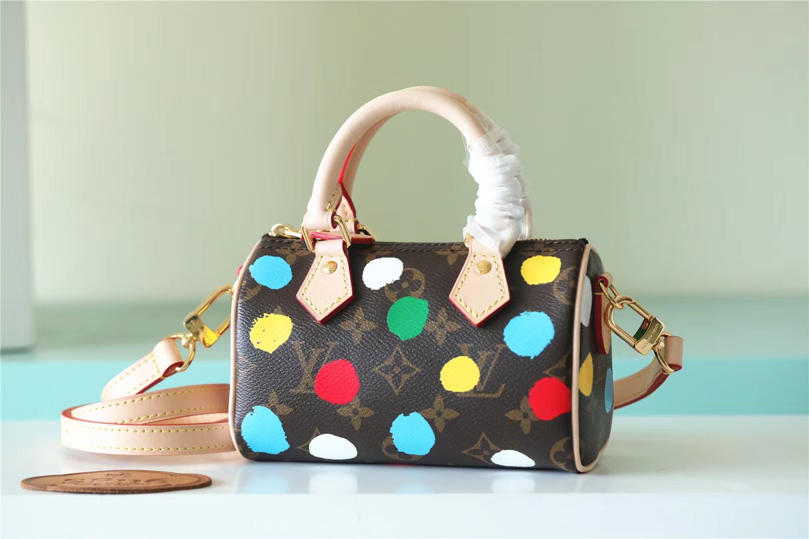 Louis Vuitton LV x YK Nano Speedy Bag Brown For Women 16 cm/ 6.3 in