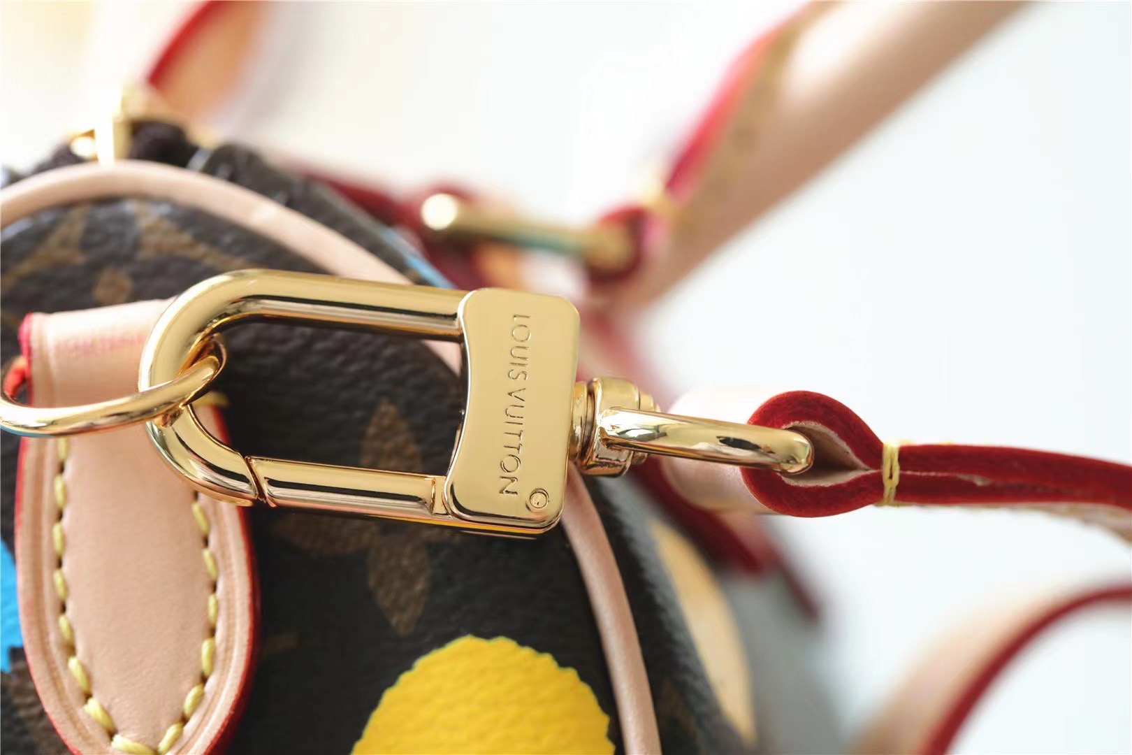 Louis Vuitton LV x YK Nano Speedy Bag Brown For Women 16 cm/ 6.3 in