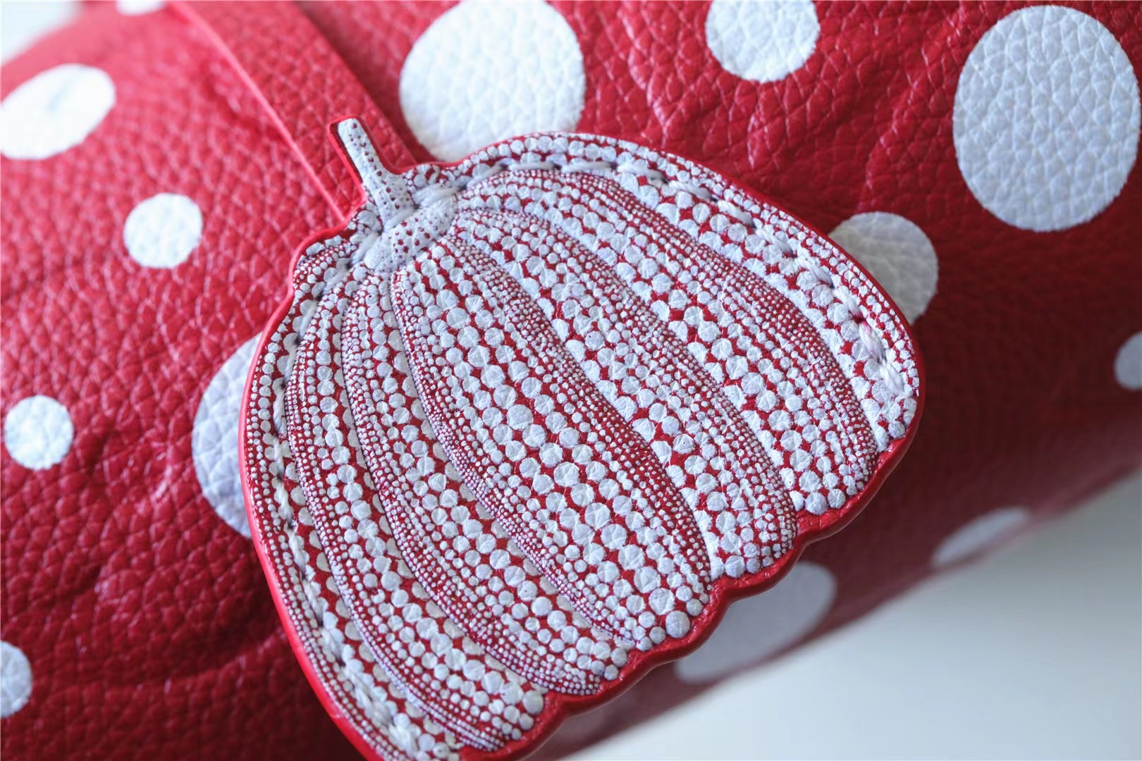 Louis Vuitton LV X YK Nano Speedy Monogram Empreinte Shouder Bags Black/Red By Yayoi Kusama For Women 6.3in/16cm
