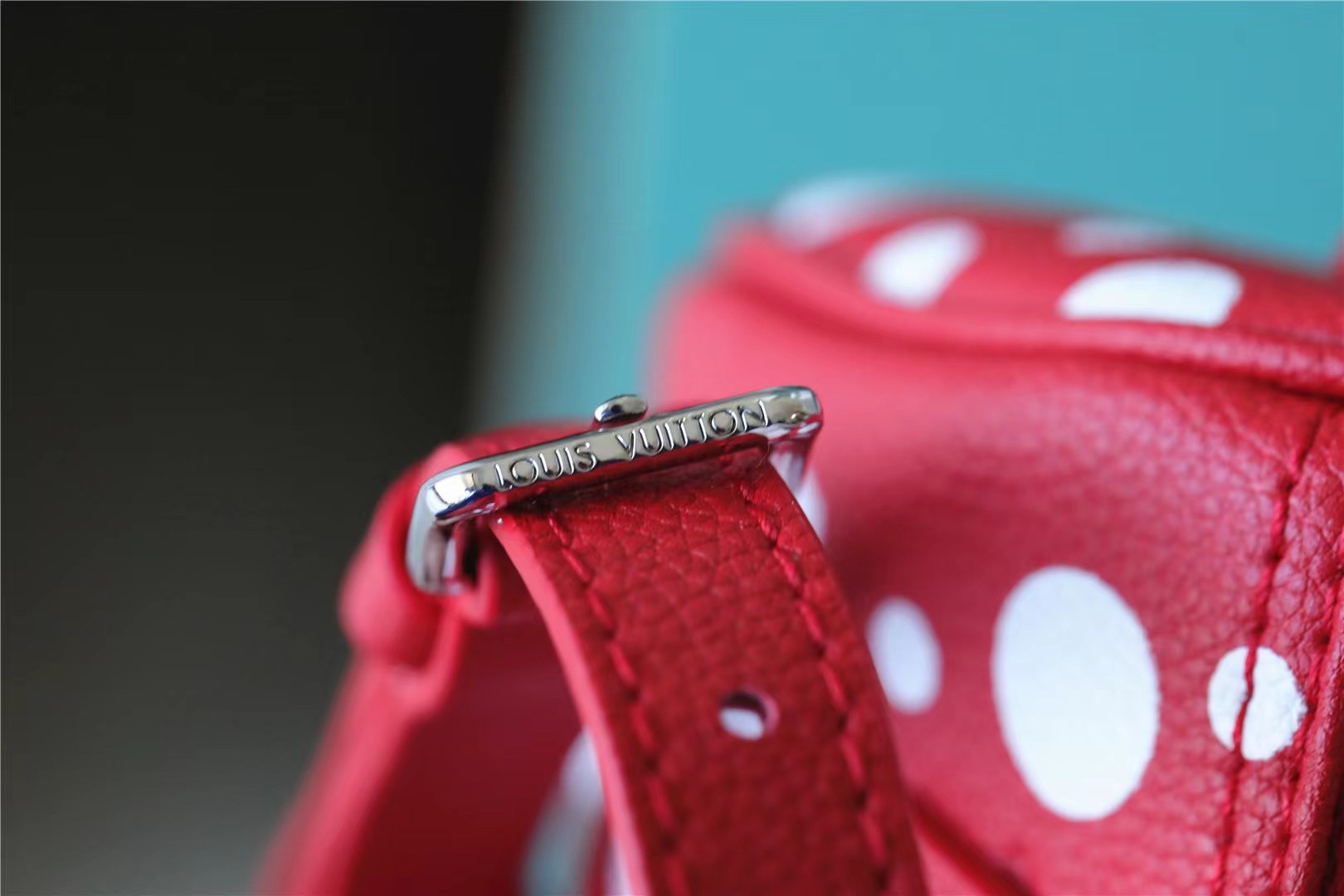 Louis Vuitton LV X YK Nano Speedy Monogram Empreinte Shouder Bags Black/Red By Yayoi Kusama For Women 6.3in/16cm