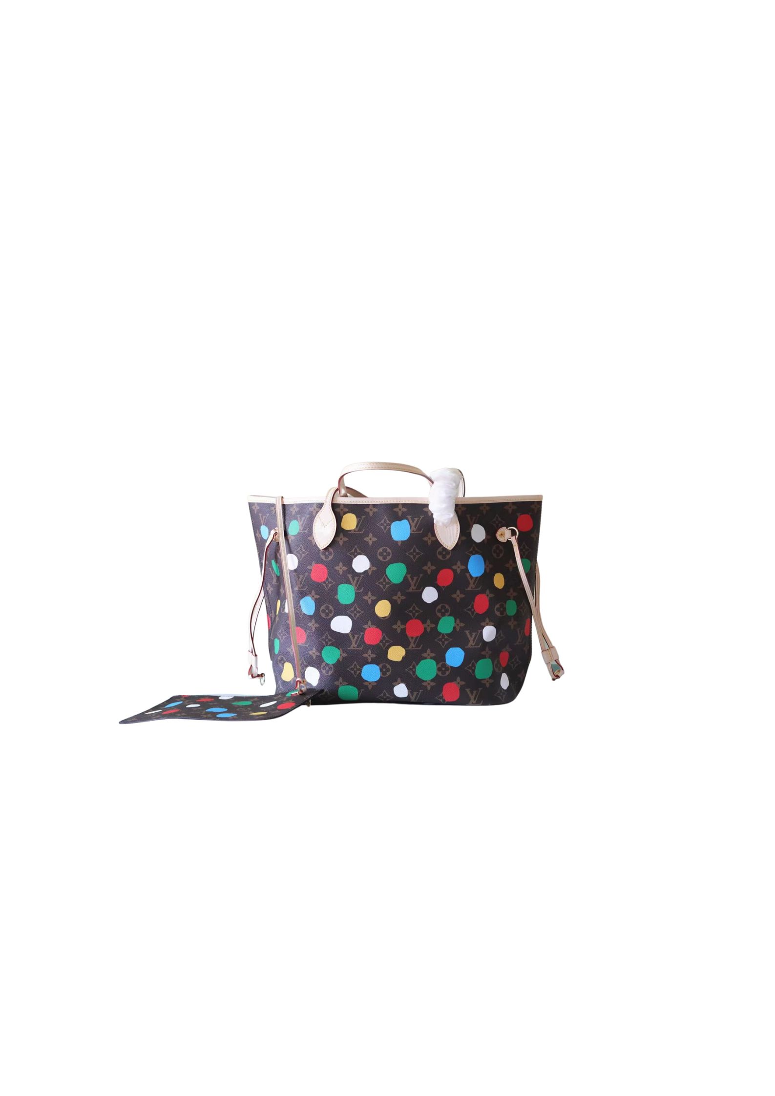 Louis Vuitton LV X YK Neverfull MM Brown For Women 31 cm/ 12.2 in