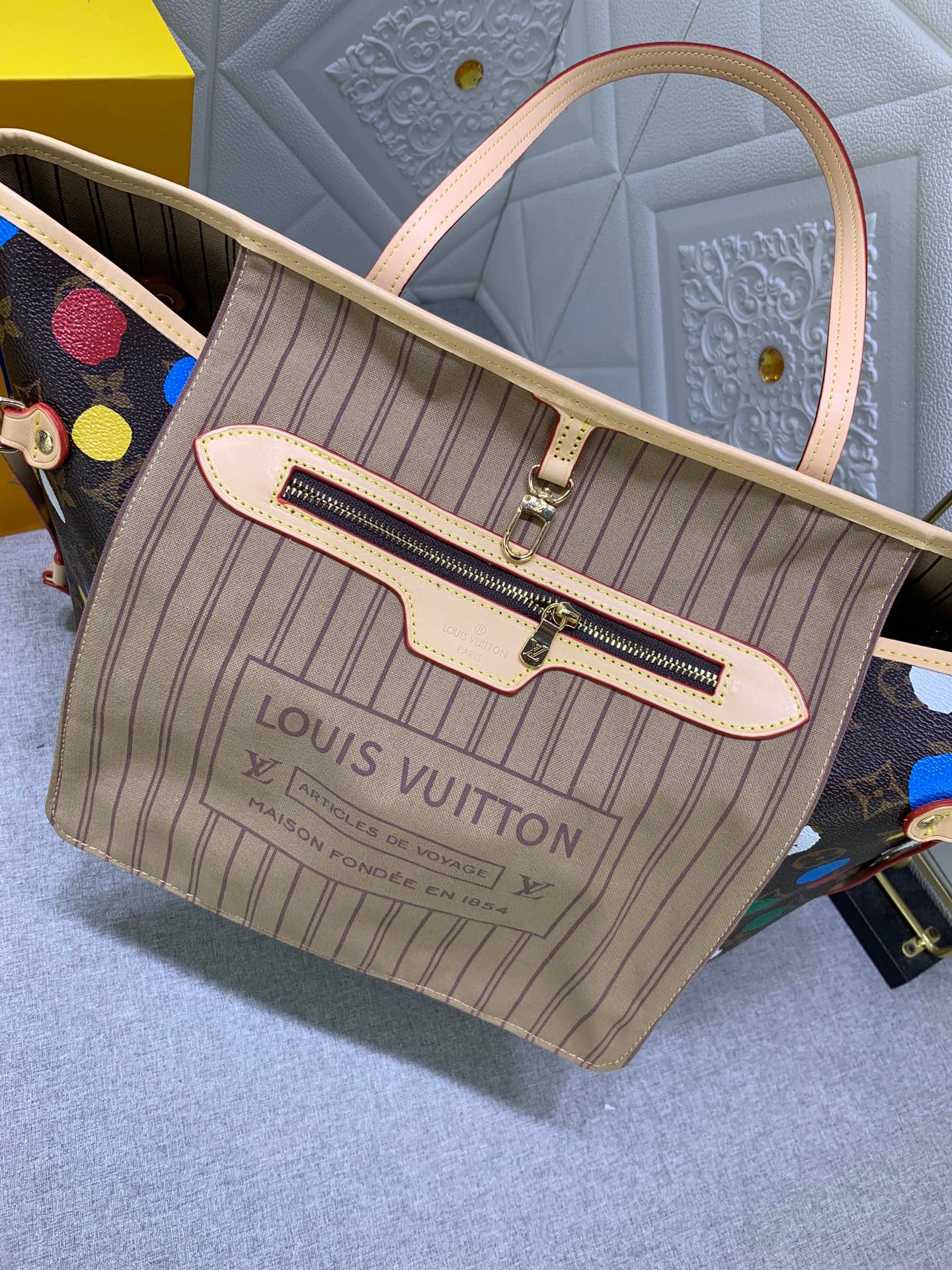 Louis Vuitton LV X YK Neverfull MM For Women 12.2 in/ 30.9 cm –