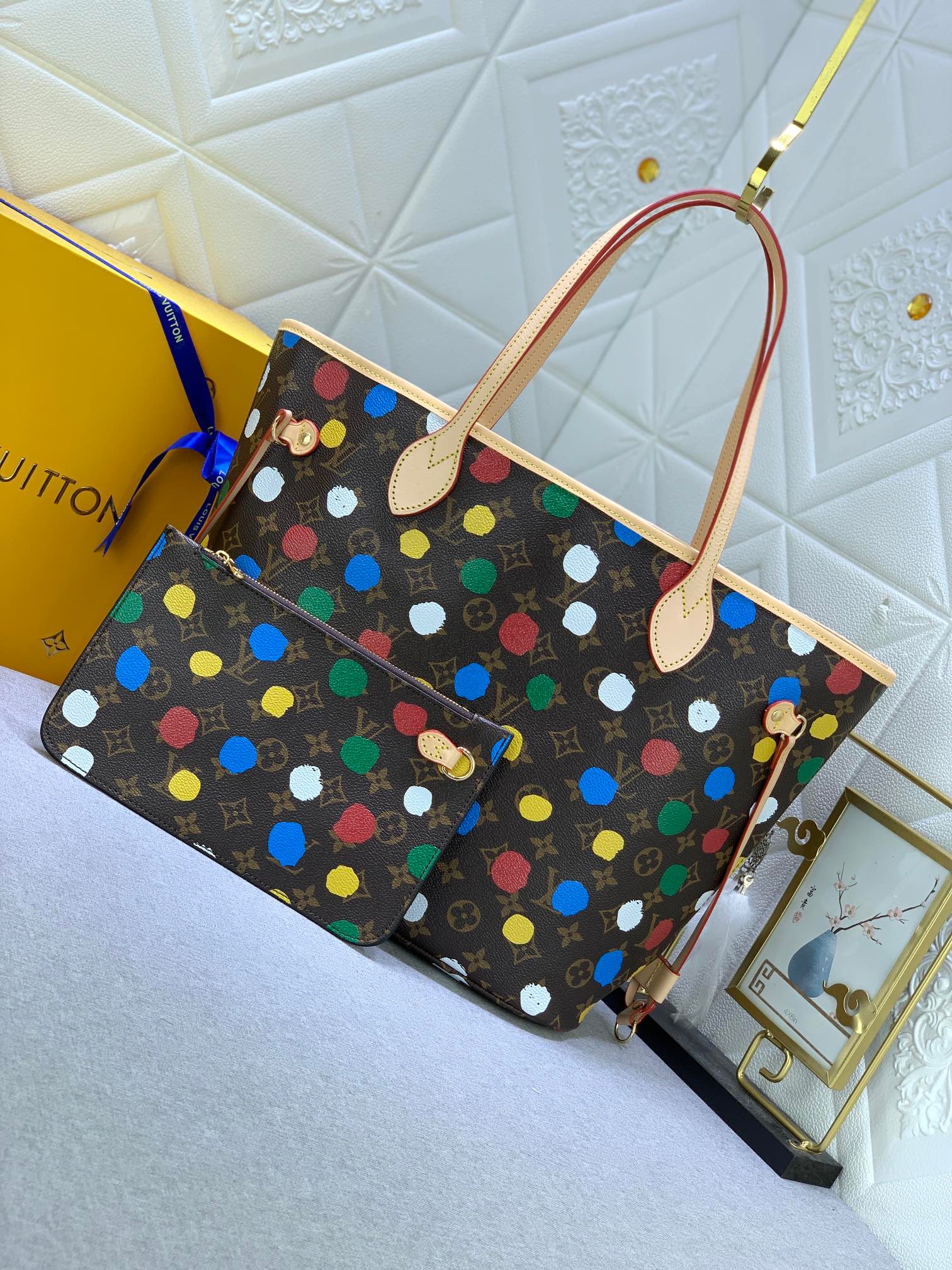 Louis Vuitton LV X YK Neverfull MM For Women 12.2 in/ 30.9 cm –
