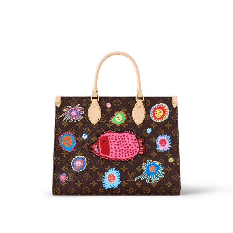 Louis Vuitton LV x YK OnTheGo MM For Women13.8in/35cm