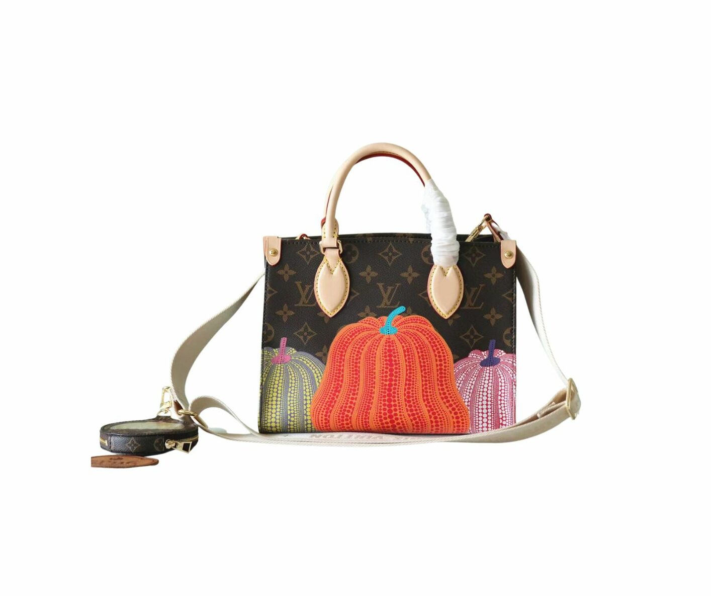 Louis Vuitton LV x YK OnTheGo PM Bag Brown For Women 9.8in/25cm