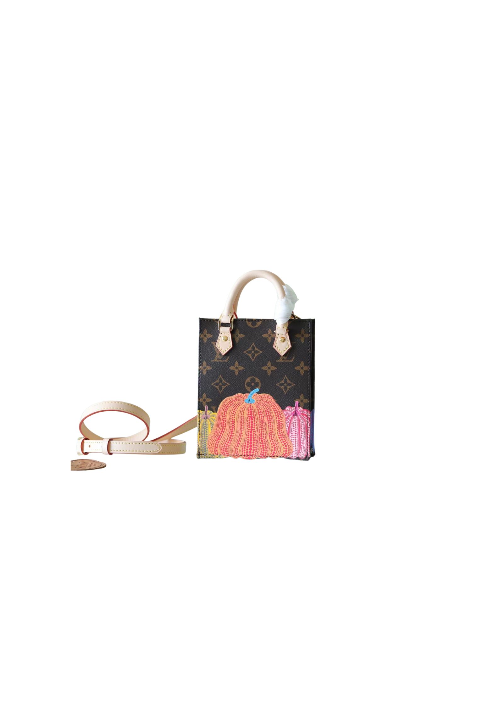 Louis Vuitton LV x YK Petit Sac Plat Brown For Women 5.5n/14cm