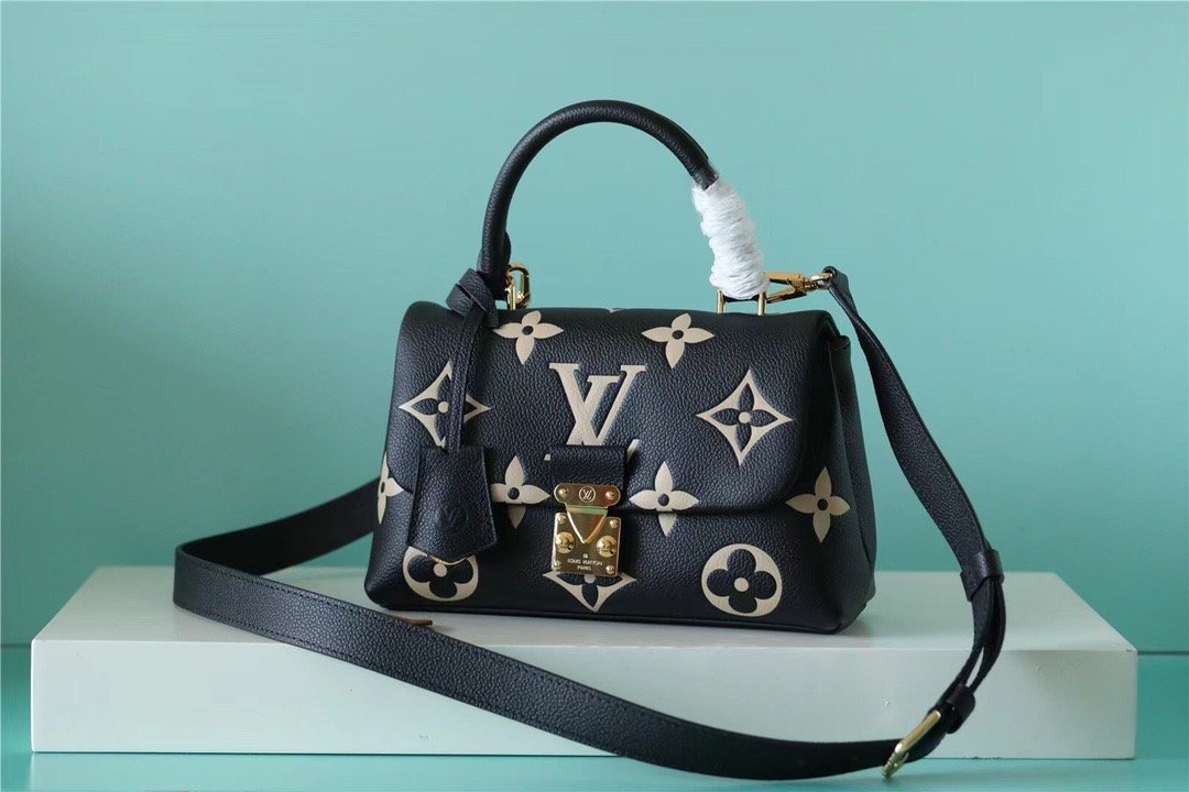 Louis Vuitton Madeleine BB Monogram Empreinte Black For Women, Women’s Handbags, Shoulder and Crossbody Bags 9.4in/24cm