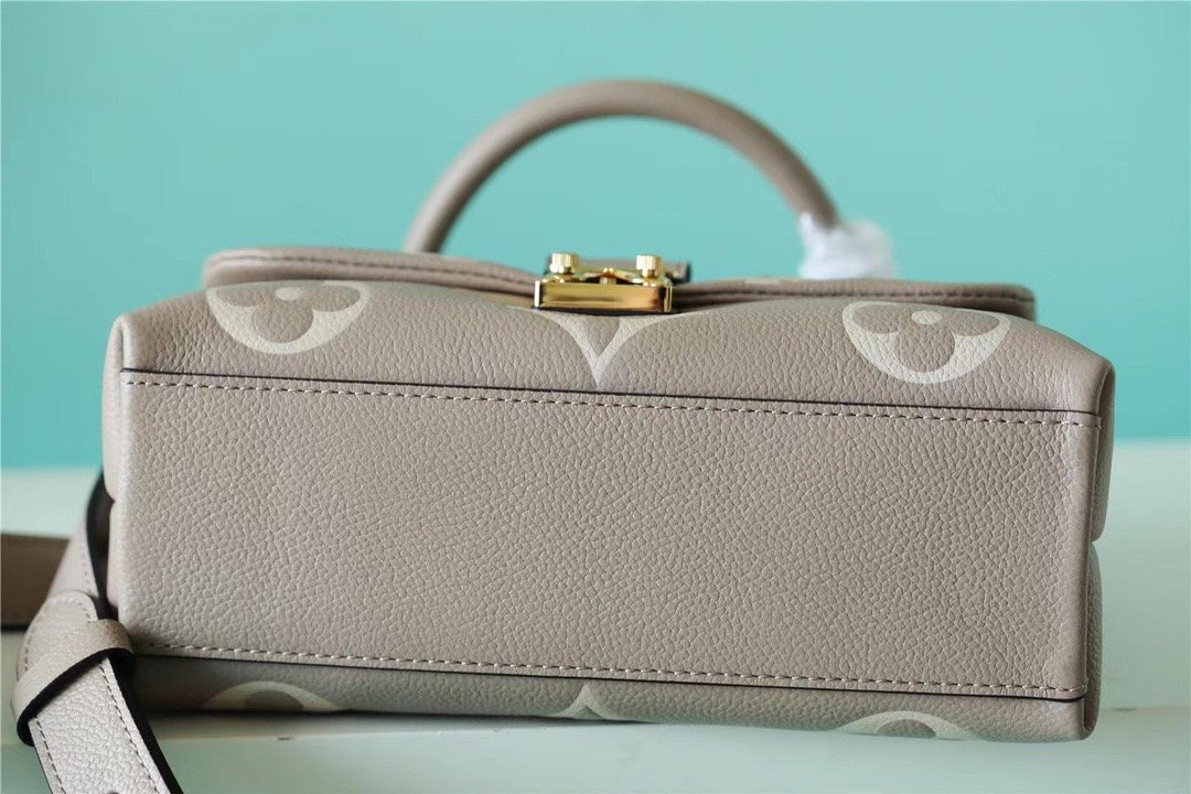 Louis Vuitton Madeleine BB Monogram Empreinte Dove Gray/ Creme Beige For Women, Women’s Handbags, Shoulder and Crossbody Bags 9.4in/24cm LV