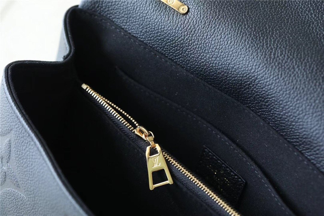 Louis Vuitton Madeleine MM Monogram Empreinte Black For Women, Women’s Handbags, Shoulder and Crossbody Bags 11.8in/30cm